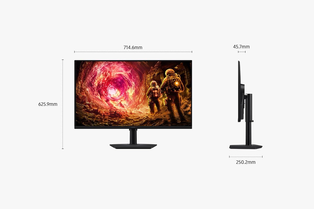 Detalle de Samsung Odyssey LS32FG502EUXXU 32" QHD Gaming Monitor