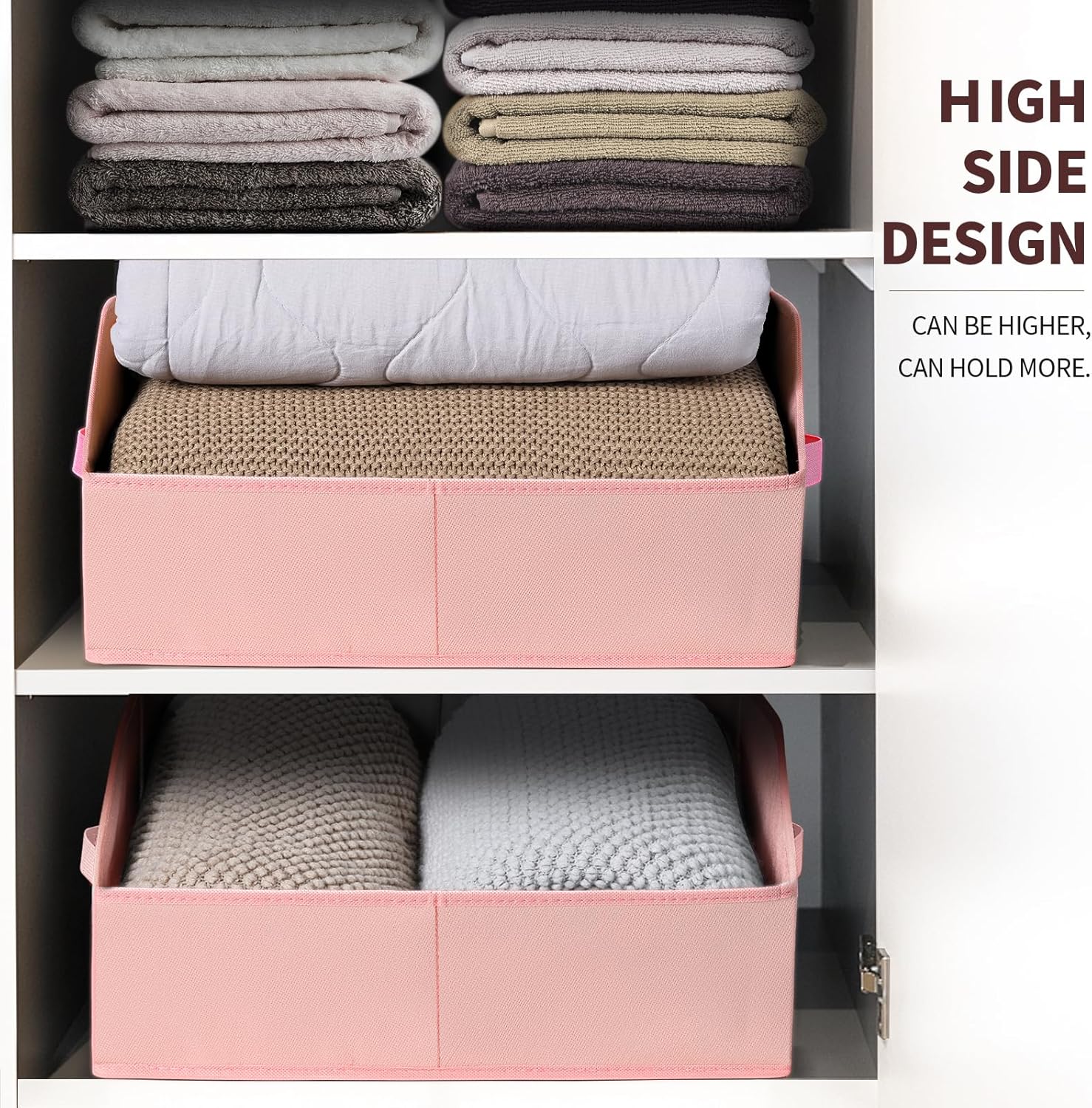 Detalle 2 de Homsorout Trapezoid Closet Baskets 10 Pack