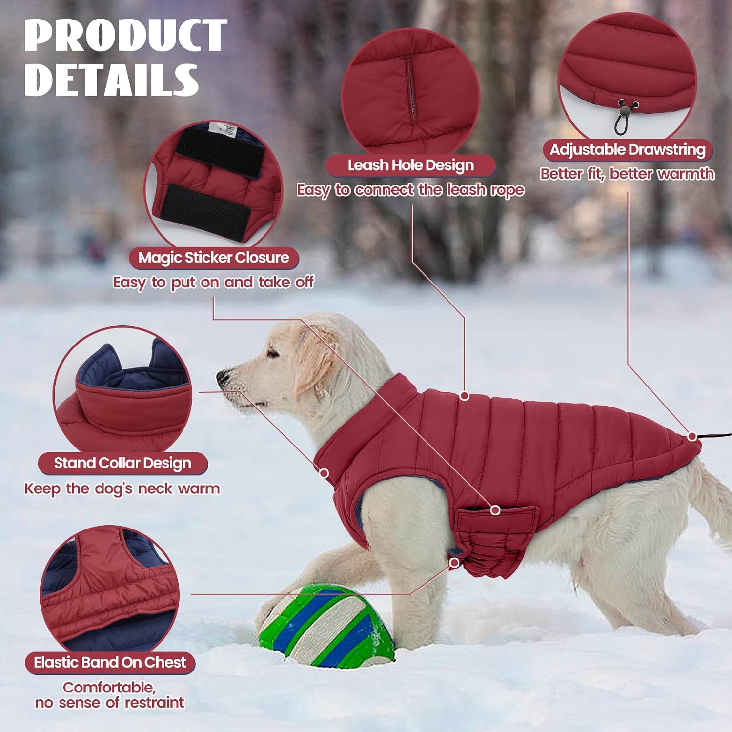 Thumbnail 1 de LeLePet Lelepet dog winter coat XS