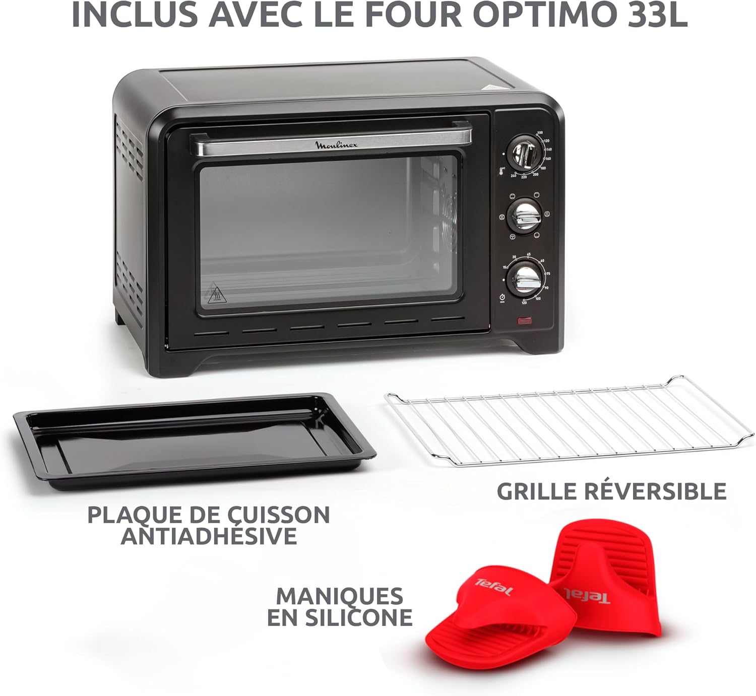 Thumbnail 5 de Moulinex OX464811 four posable 33 L 🍽