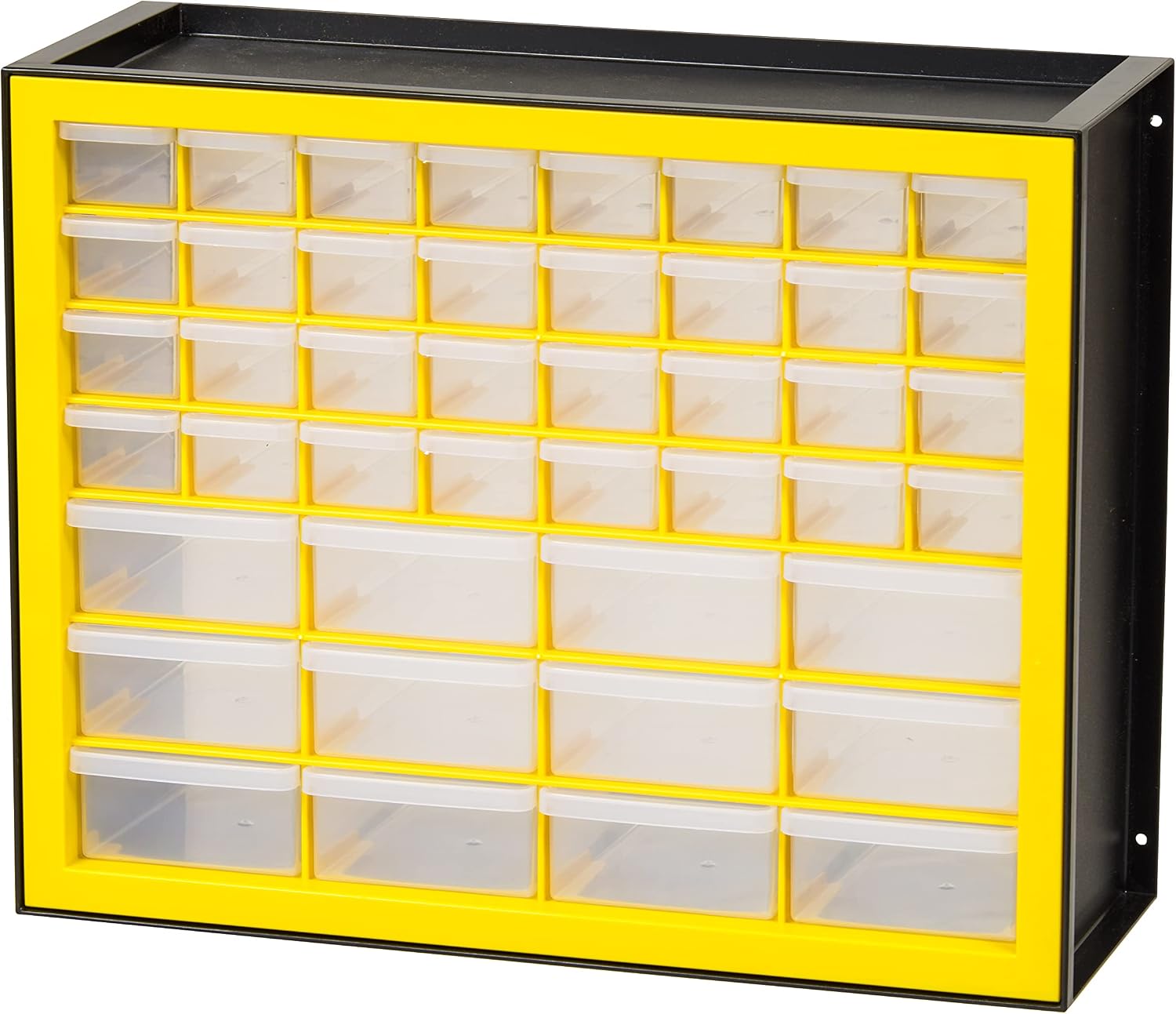 Thumbnail 6 de IRIS USA 500176 44-Drawer Plastic Parts Cabinet, Yellow, Stackable