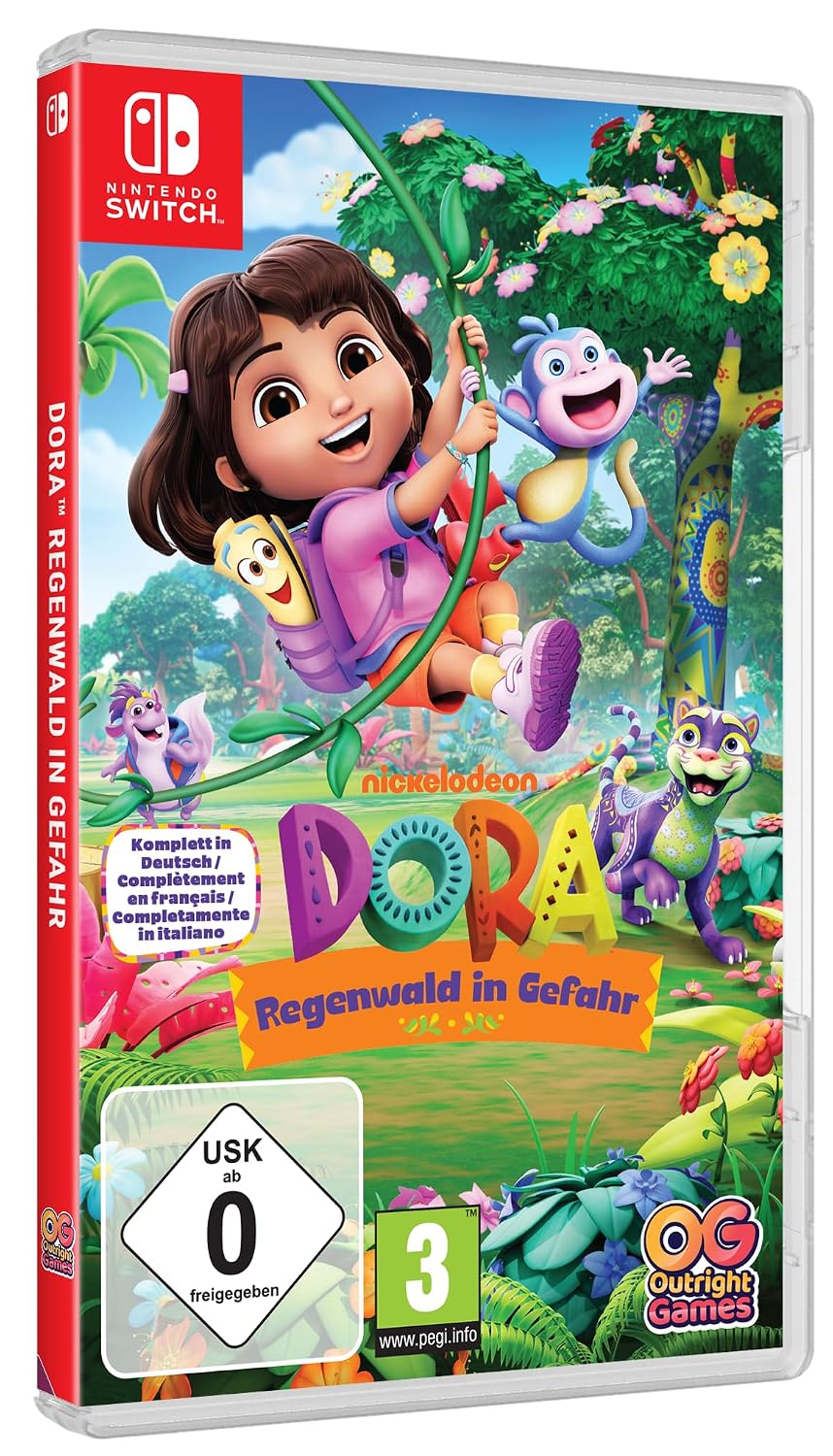 Thumbnail 1 de Dora: Regenwald in Gefahr für Nintendo Switch – Abenteuer für kleine Fans von Dora & Boots
