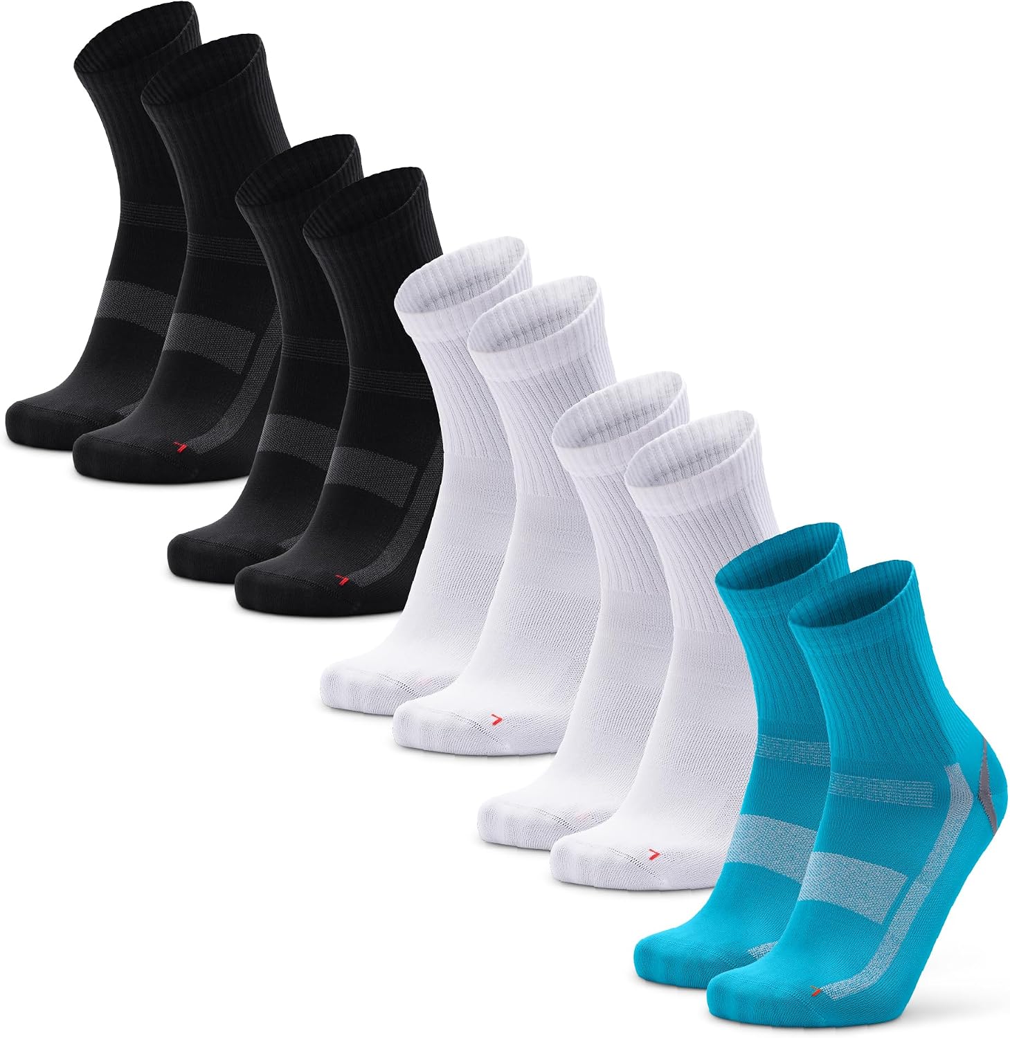 Detalle 2 de Chaussettes DANISH ENDURANCE mi-hautes, anti-ampoules, 3 ou 5 paires ⚙