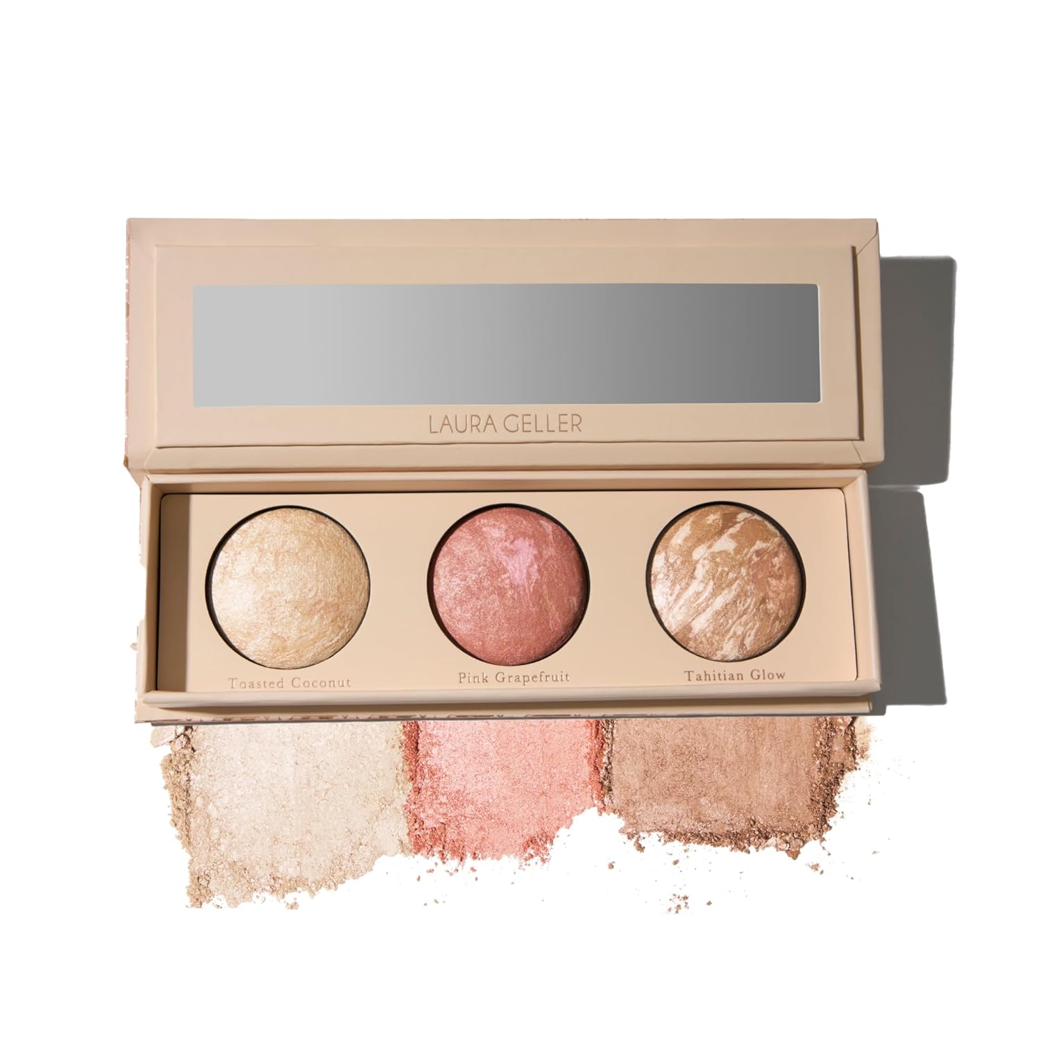 Detalle de LAURA GELLER Lift-n-Glow Trio Palette ๐จ