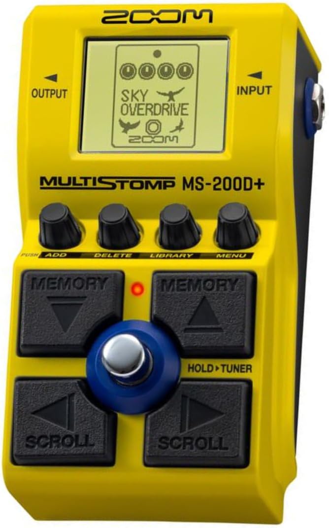 Detalle de ZOOM MS-200D Plus マルチストンプペダル、200種類以上の歪みと2エフェクト同時使用