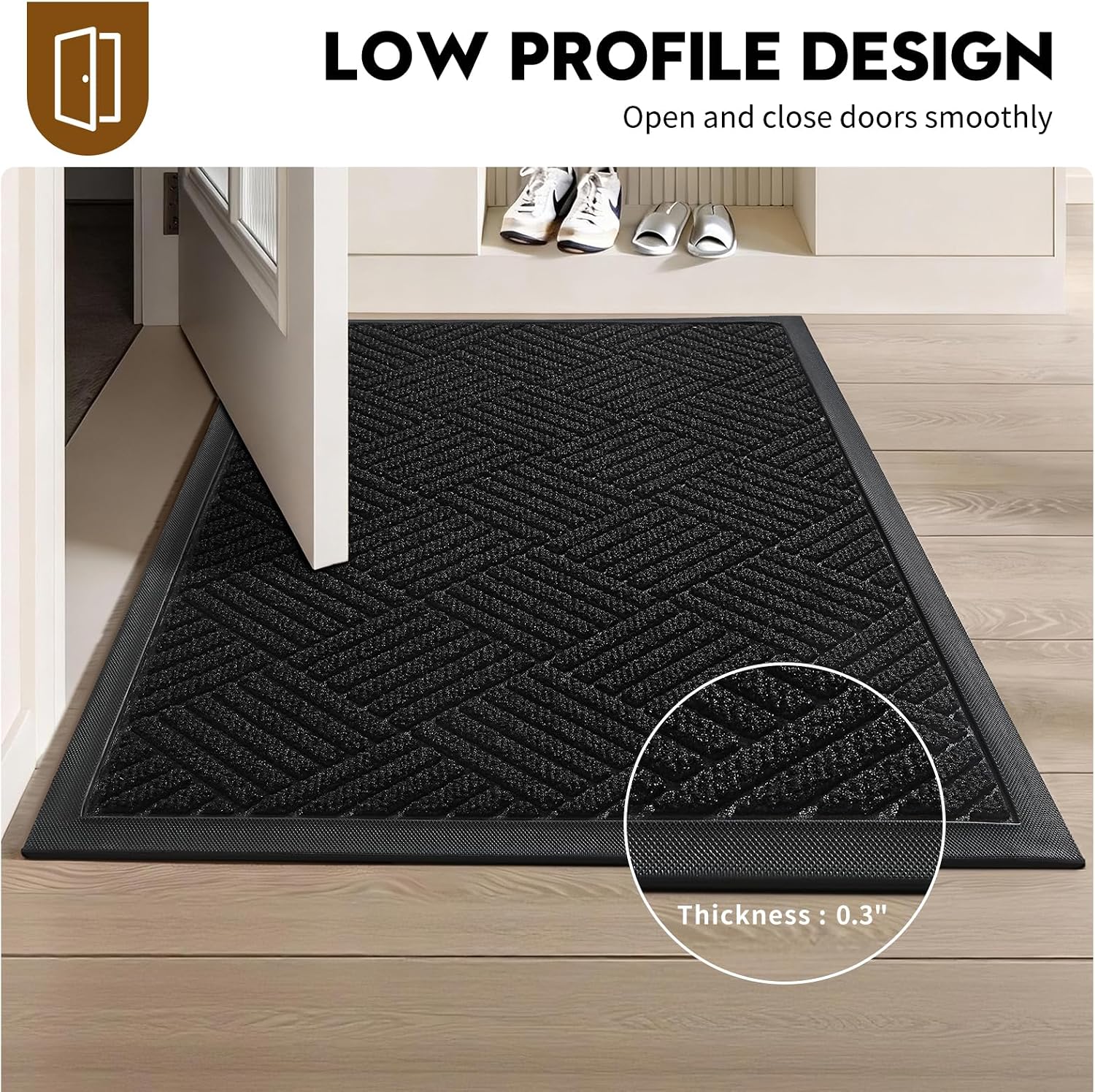 Detalle de WELDUN Front Door Mat 35.5"x24
