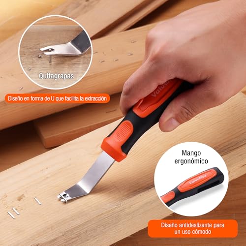 Detalle de ValueMax Grapadora Manual 3 en 1 con 3000 Grapas: para tapicería, bricolaje y fijaciones