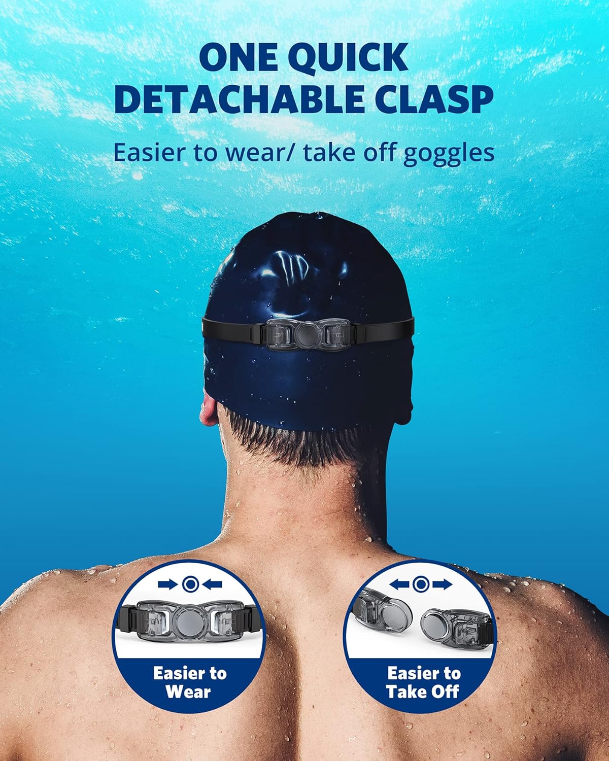 Thumbnail 6 de Aegend Swim Goggles No Leaking 180°