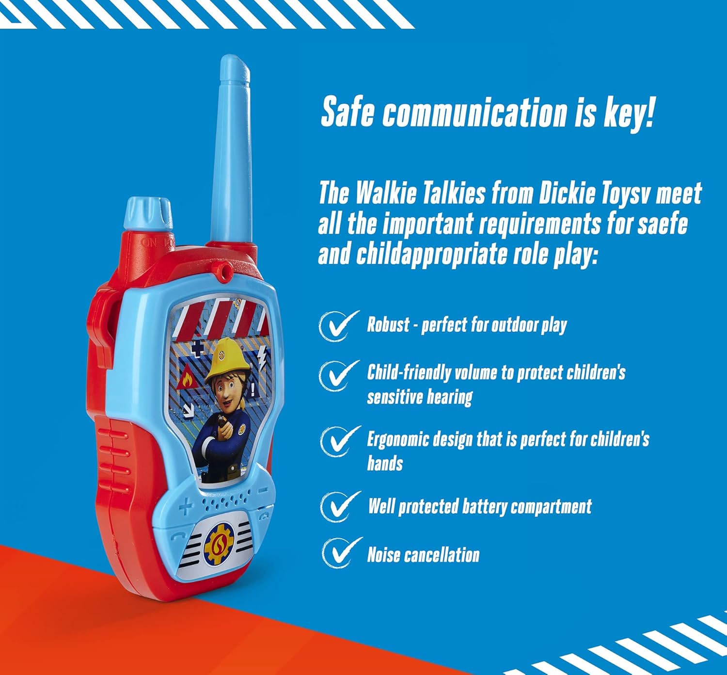 Detalle 2 de Dickie Toys 203092005 Walkie Talkies 100 m