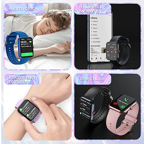 Detalle 2 de PTHTECHUS Smartwatch per bambini 1,83" con contapassi e 25 modalità sportive