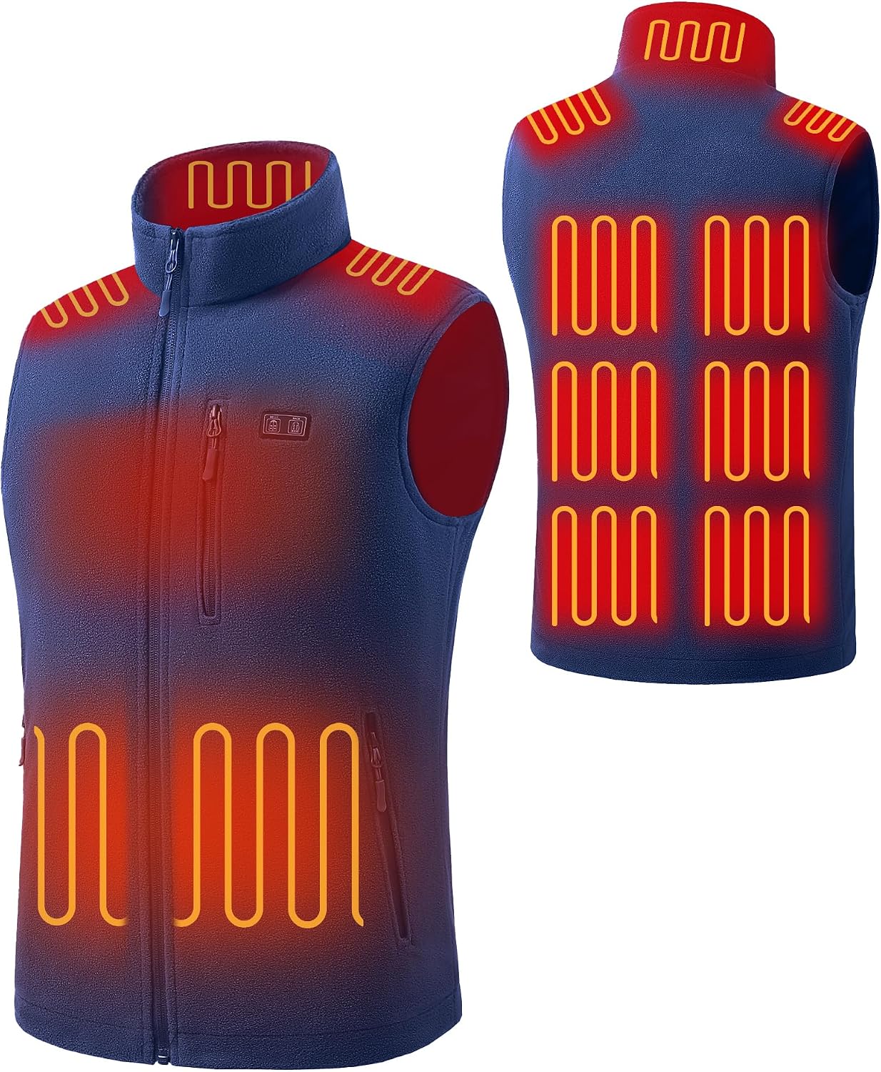 Thumbnail 6 de Heated Fleece Vest with 11 Heating Zones