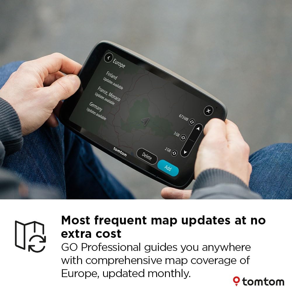 Thumbnail 4 de TomTom Truck Sat Nav GO Professional 2nd generation 5-inch with Europe maps and real-time traffic