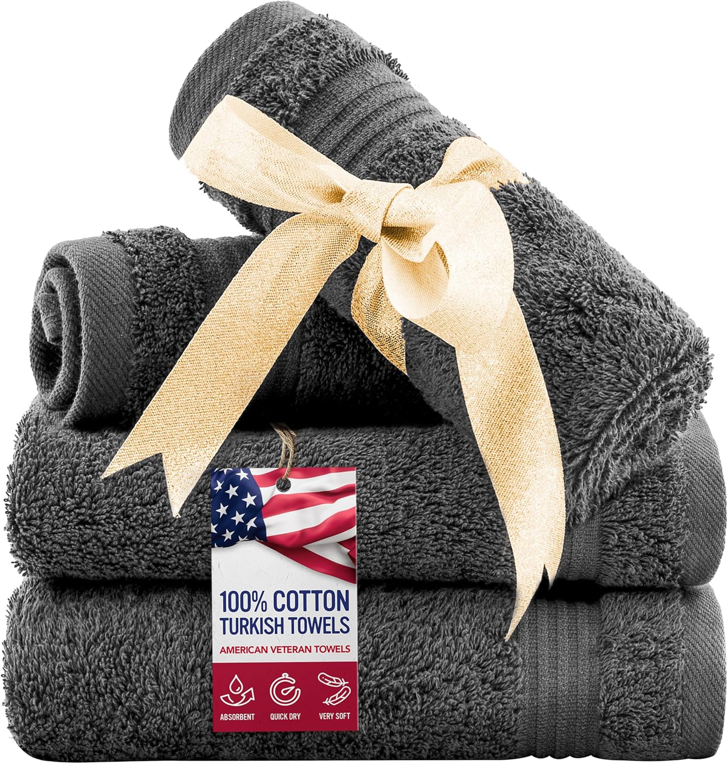 Thumbnail 6 de American Veteran Towel 16 x 28 in Beige