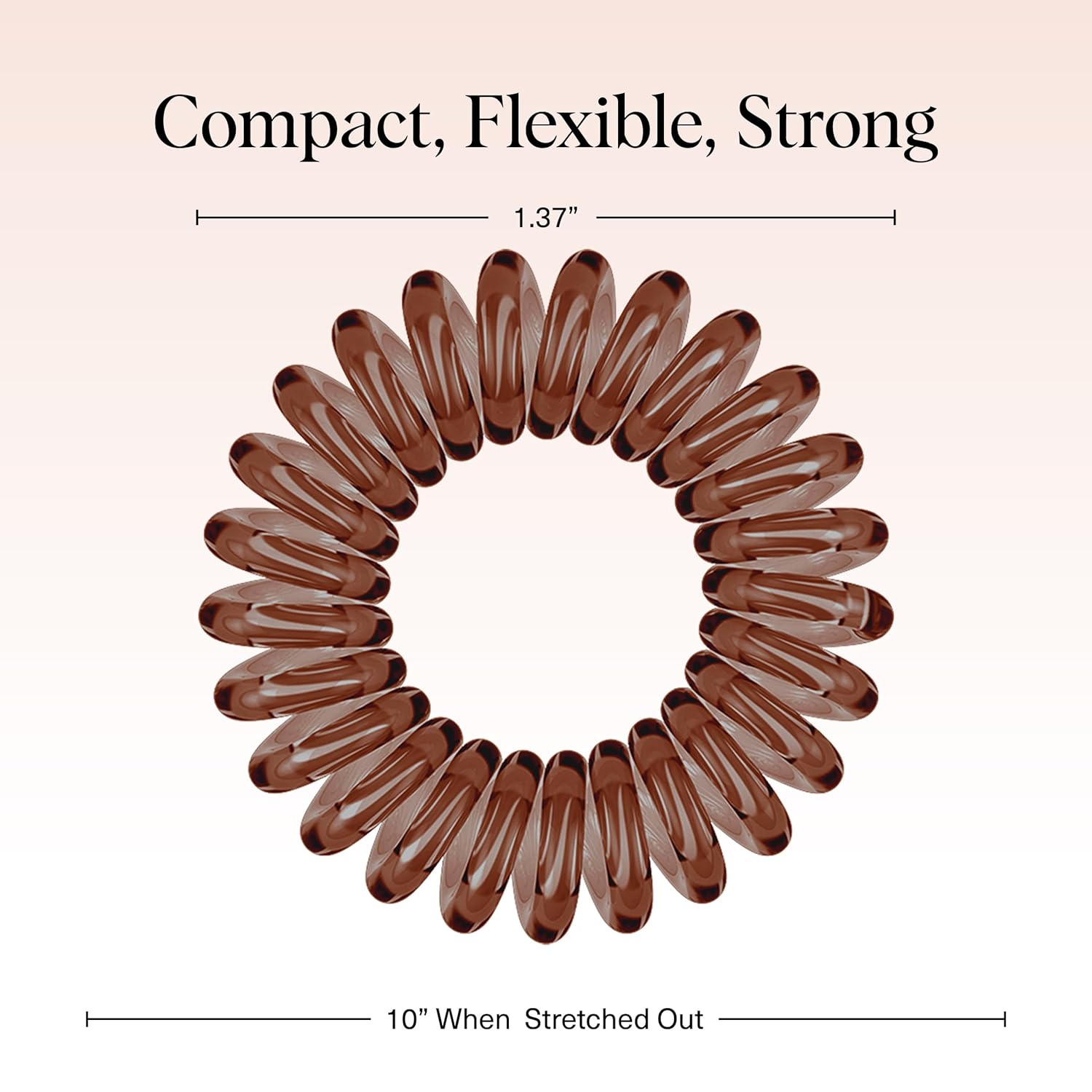 Thumbnail 4 de Kitsch Spiral Hair Ties 8pc 🎀