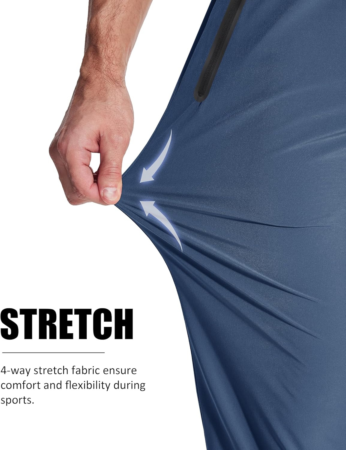 Thumbnail 4 de MAGCOMSEN Men's Tracksuit Bottoms: Lightweight, Stretchy Hiking Trousers with Zip Pockets