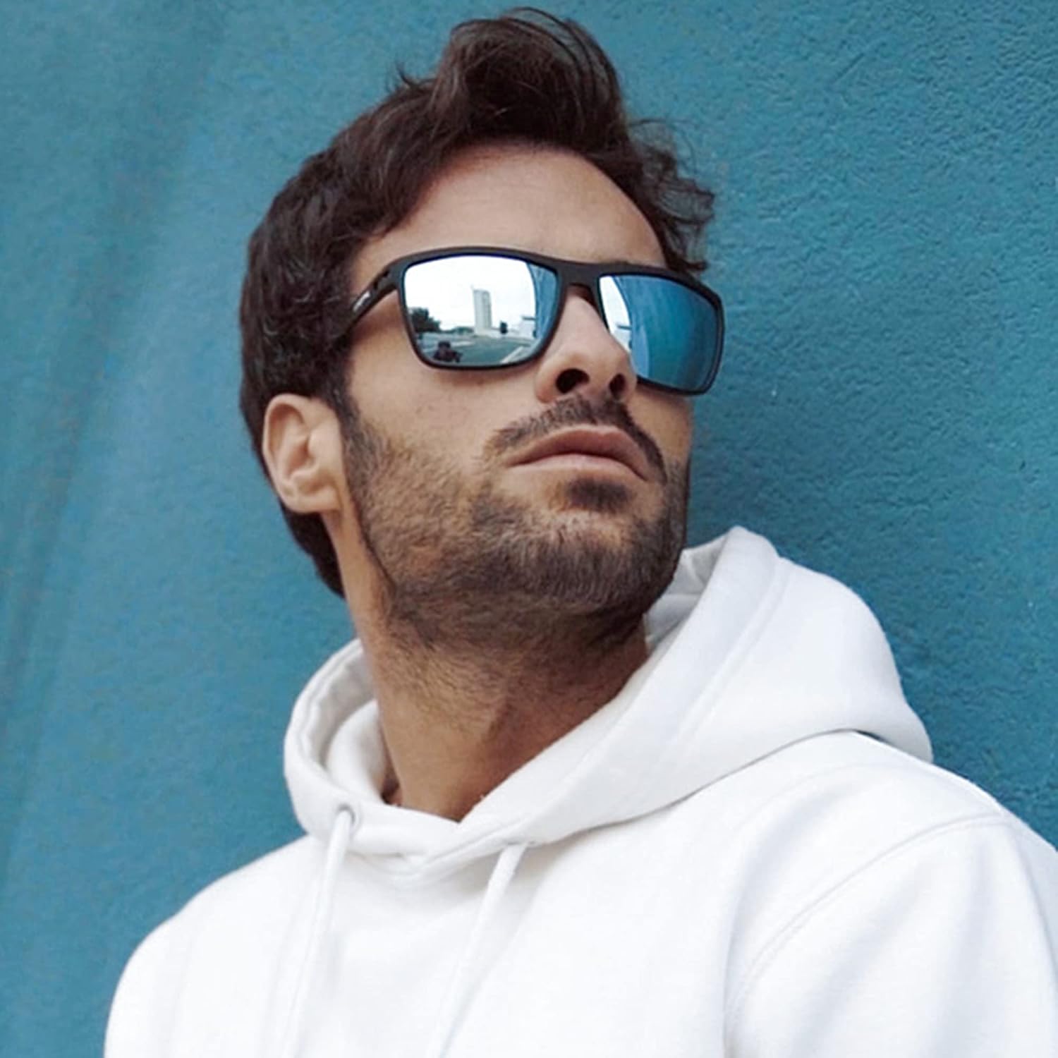 Detalle de ZENOTTIC Polarisierte Sonnenbrille Herren – Leichte TR90 Rahmen, UV400 Schutz