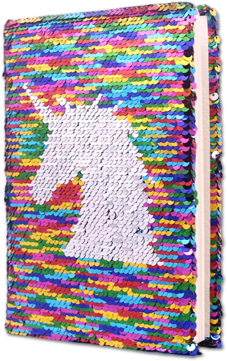 Detalle de GINMLYDA Sequin Secret Diary 8.5x5.5 Inch