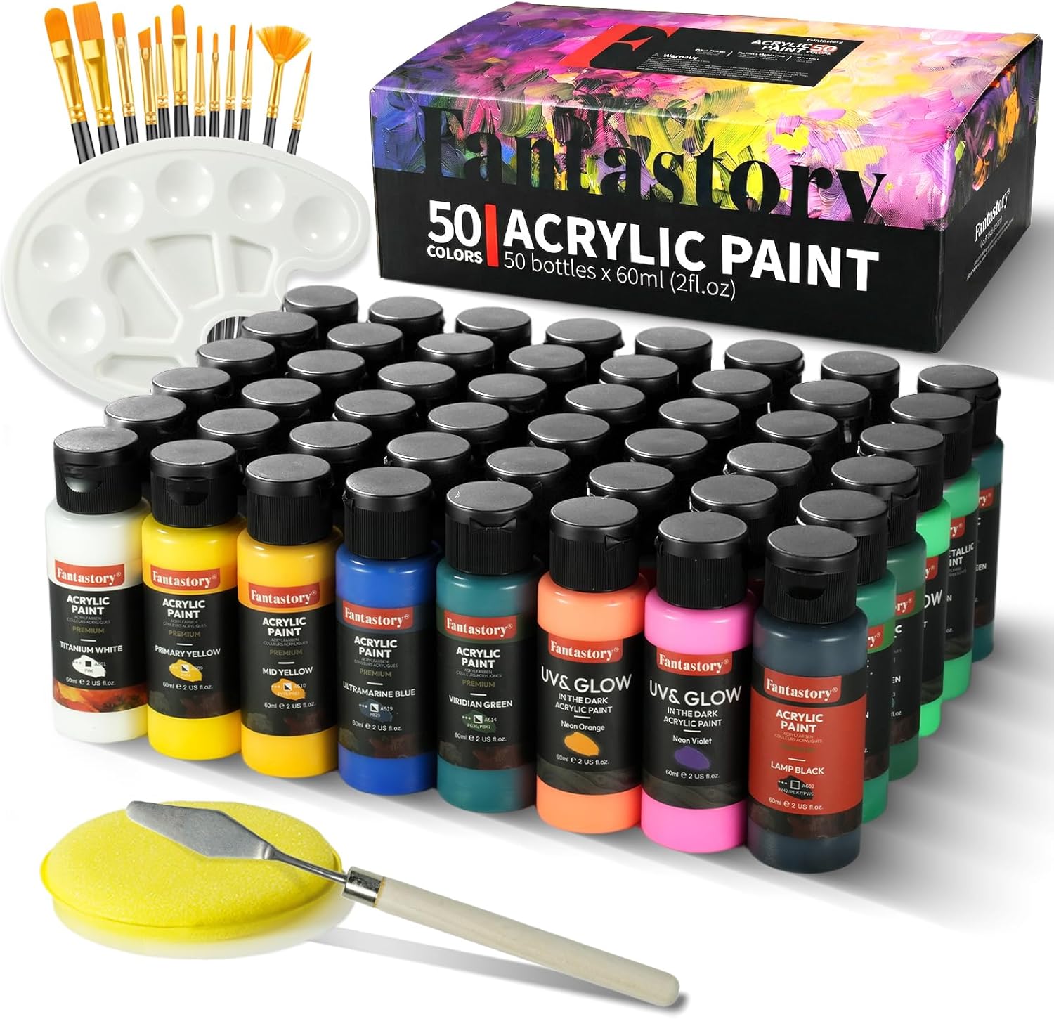 Detalle de fantastory Acrylic Paint Set 18 colours