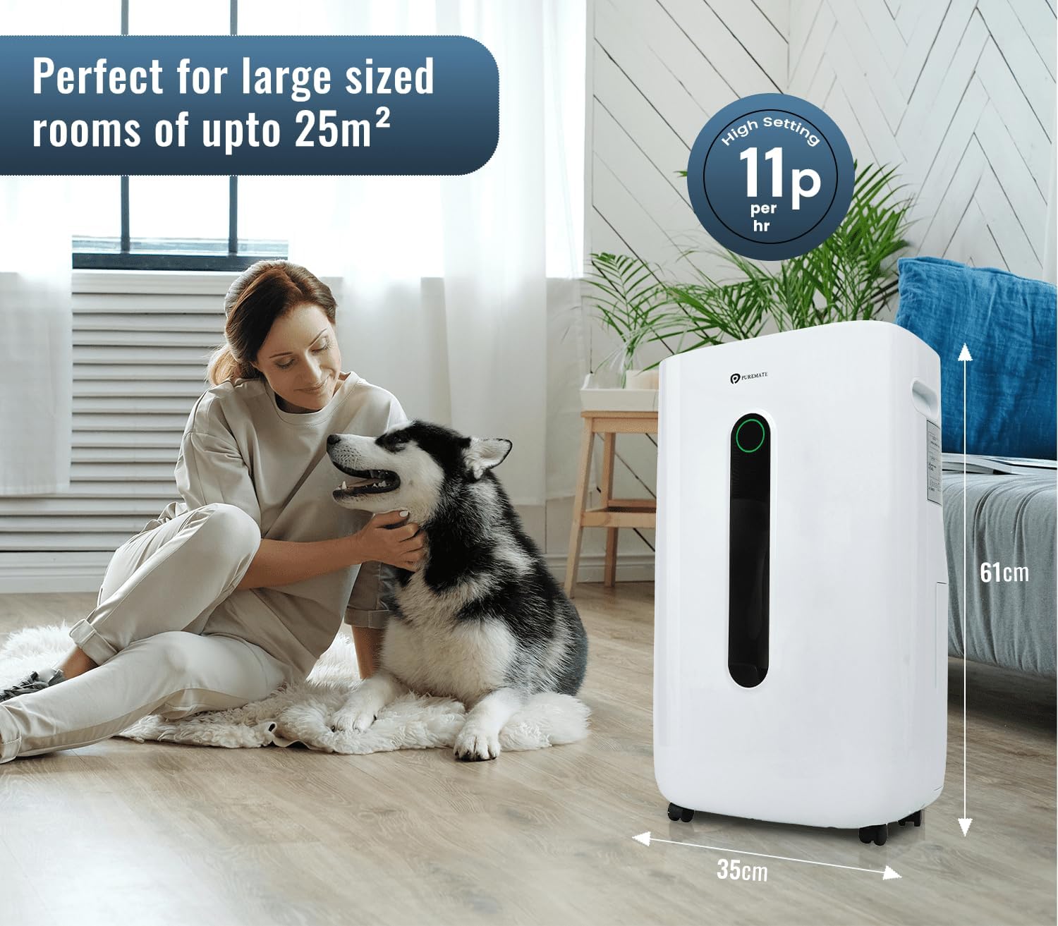 Thumbnail 4 de PureMate 20L Dehumidifier 6.5L Tank