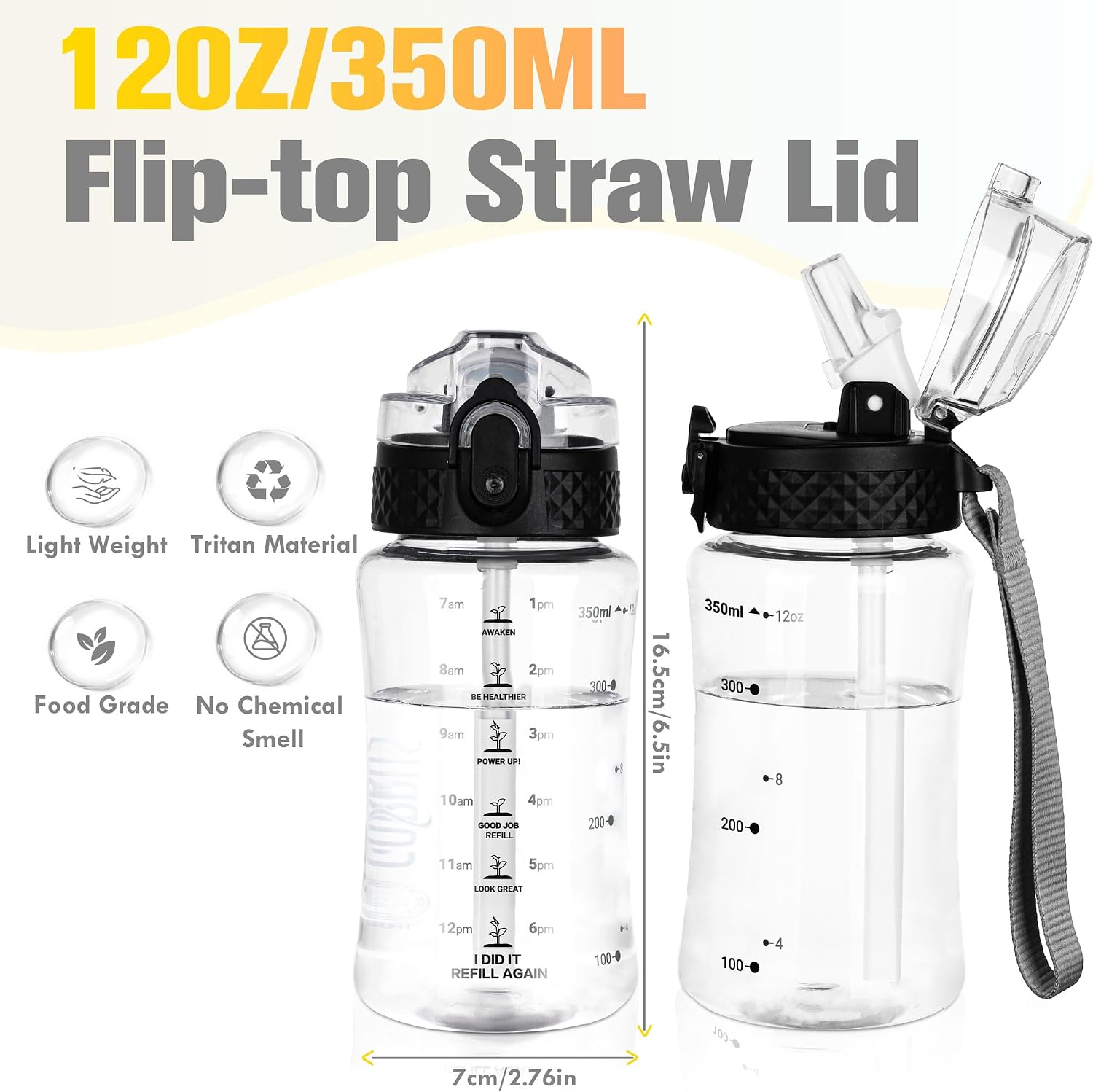 Thumbnail 4 de GOPPUS 350ml Kids Water Bottle with Straw