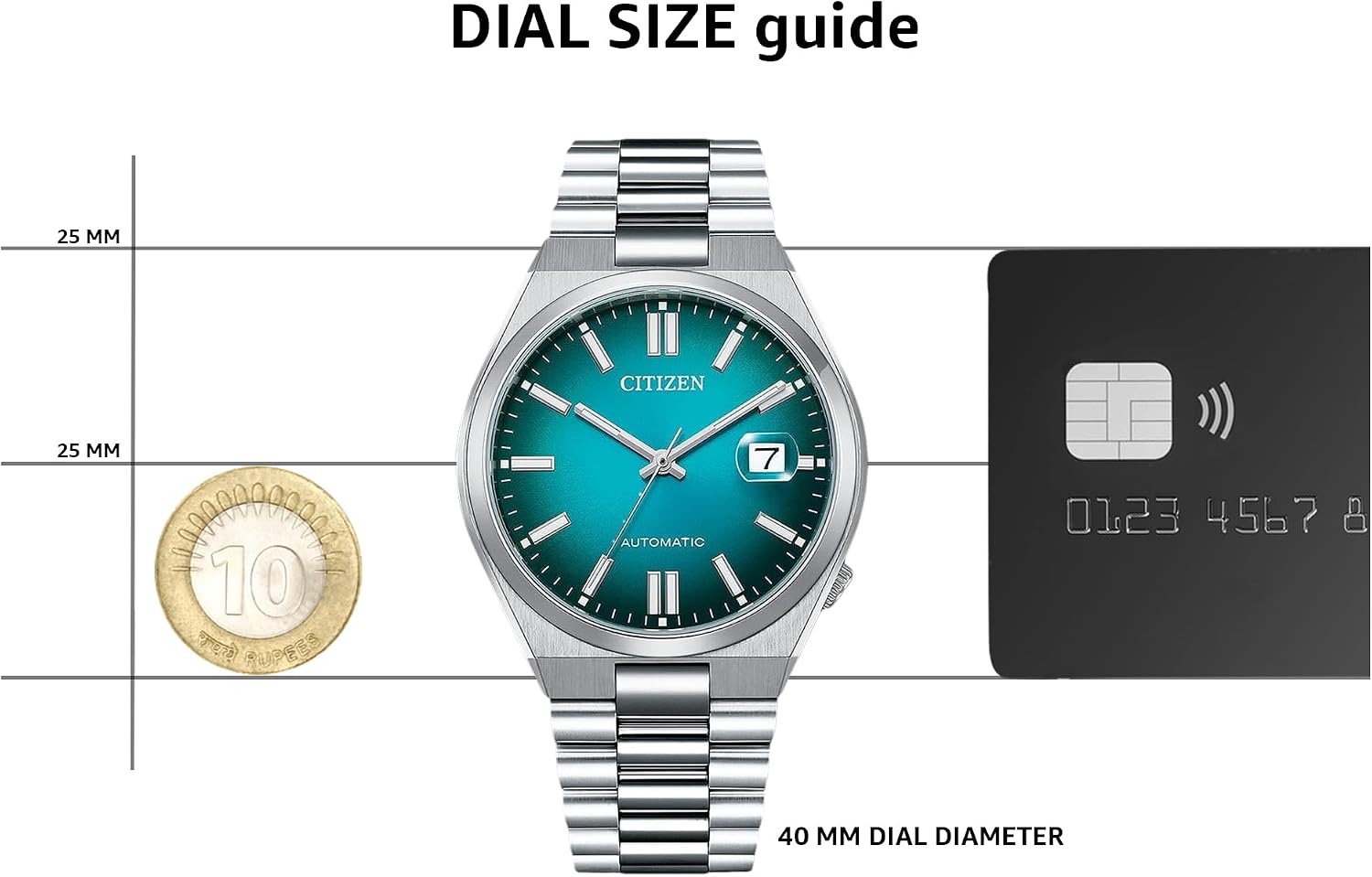 Detalle 2 de Citizen NJ0151-88X – mechanischer Klassiker aus der Tsuyosa Kollektion