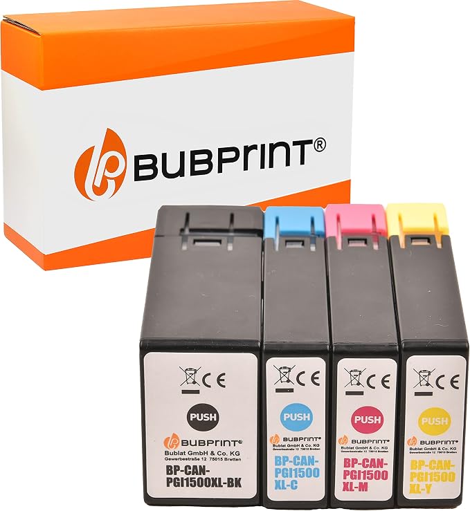 Bubprint 4 Cartuchos Compatibles para Canon Maxify 🖨