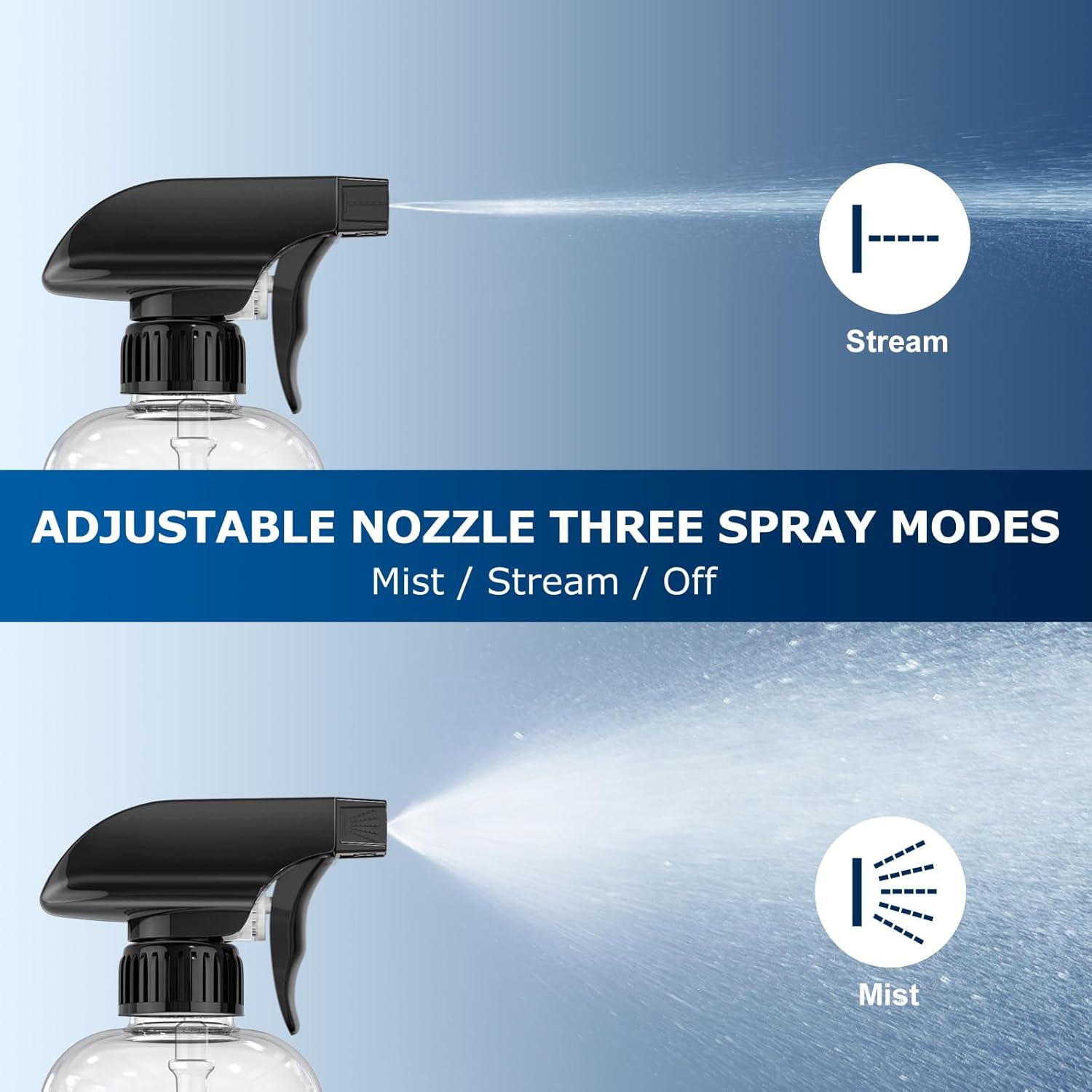 Thumbnail 4 de Veco 500mL Graduated Spray Bottles 4-Pack