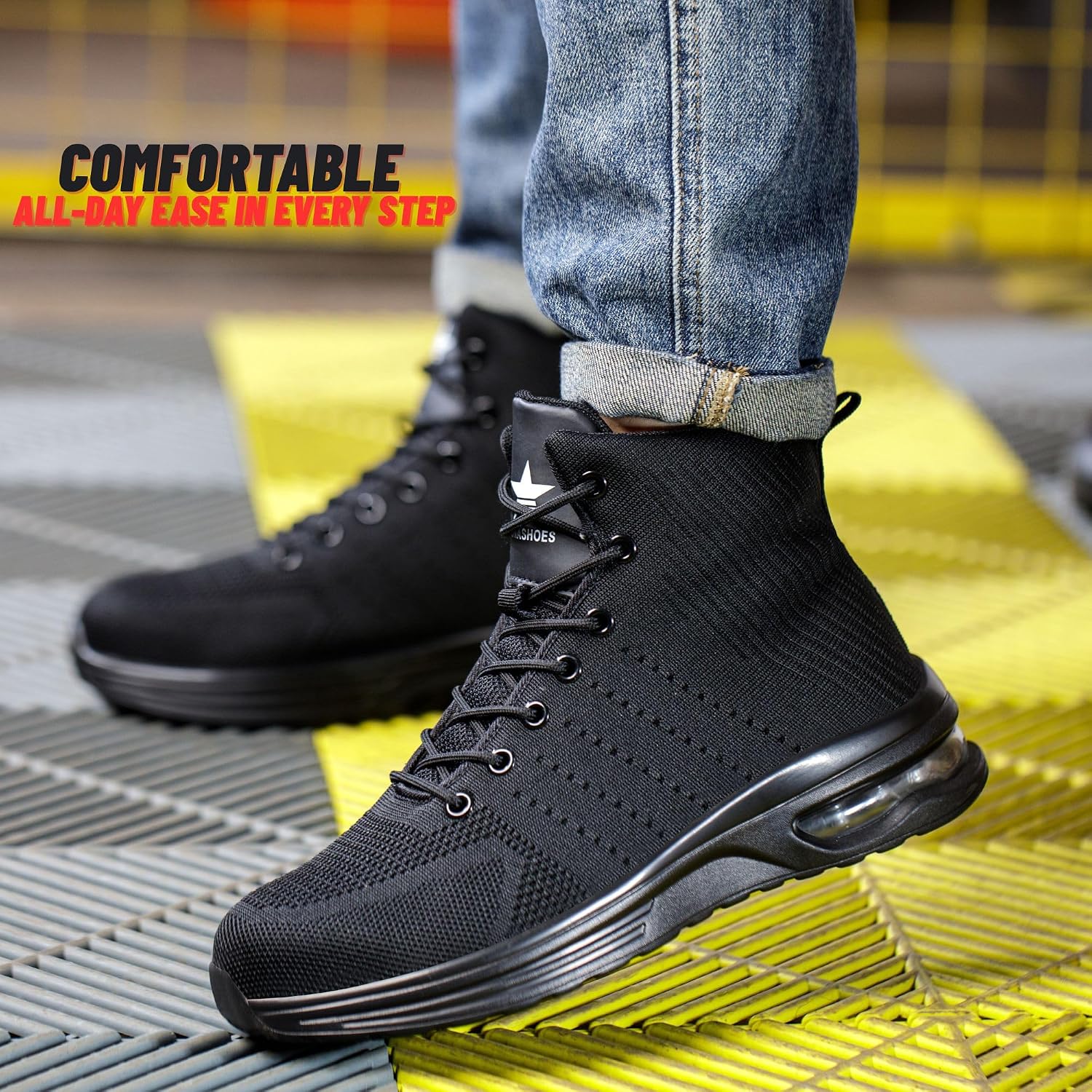 Detalle 2 de Rona Safety Shoes Steel Toe Cap