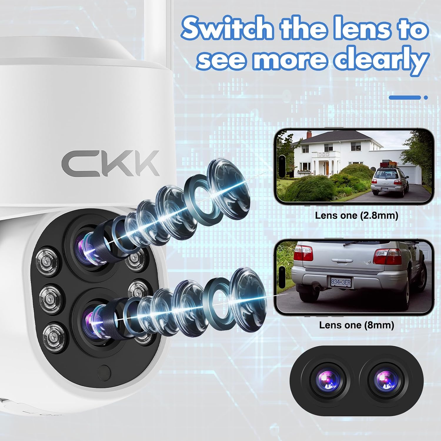 Detalle de CKK Wireless Security Camera System 10CH 1TB