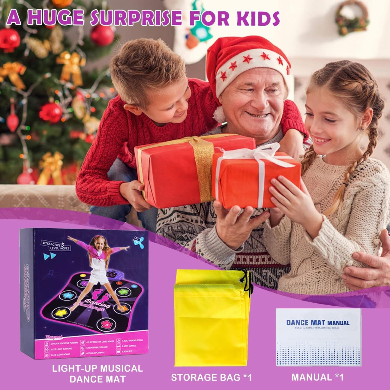 Thumbnail 6 de INSTOY Light Up Dance Mat for Kids
