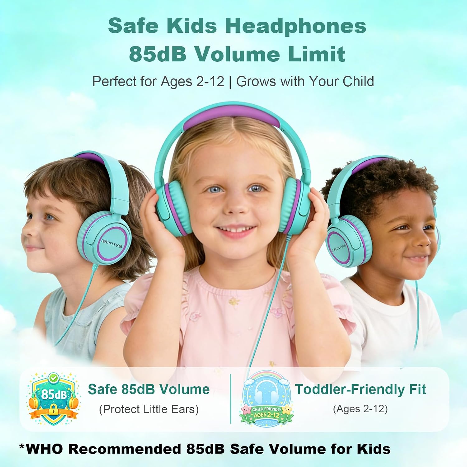 Thumbnail 1 de IMYB V1 Kids Headphones 40mm