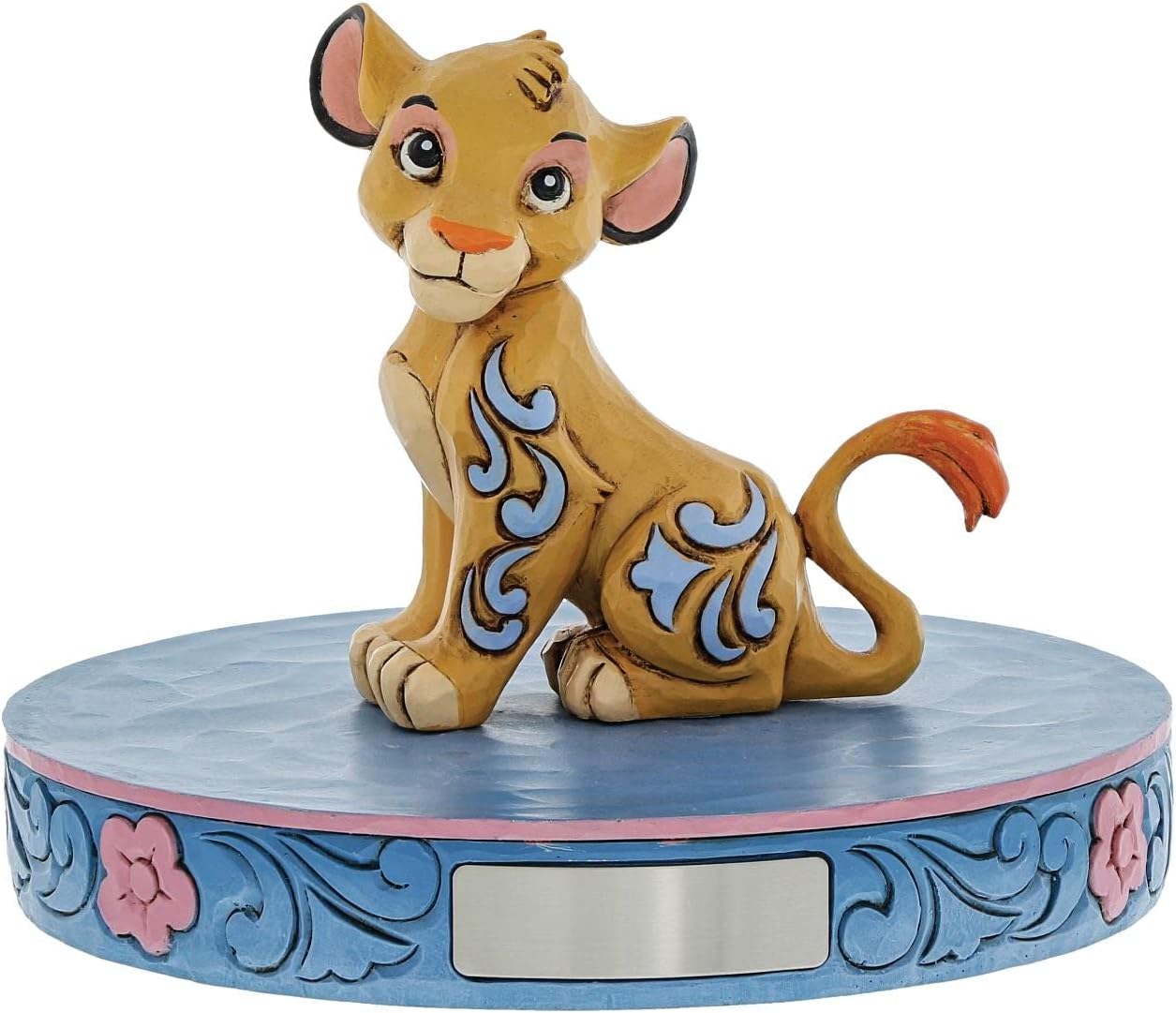 Detalle 2 de Enesco Disney Traditions 6009001 – Mini statuetta Re Leone Simba, multicolore