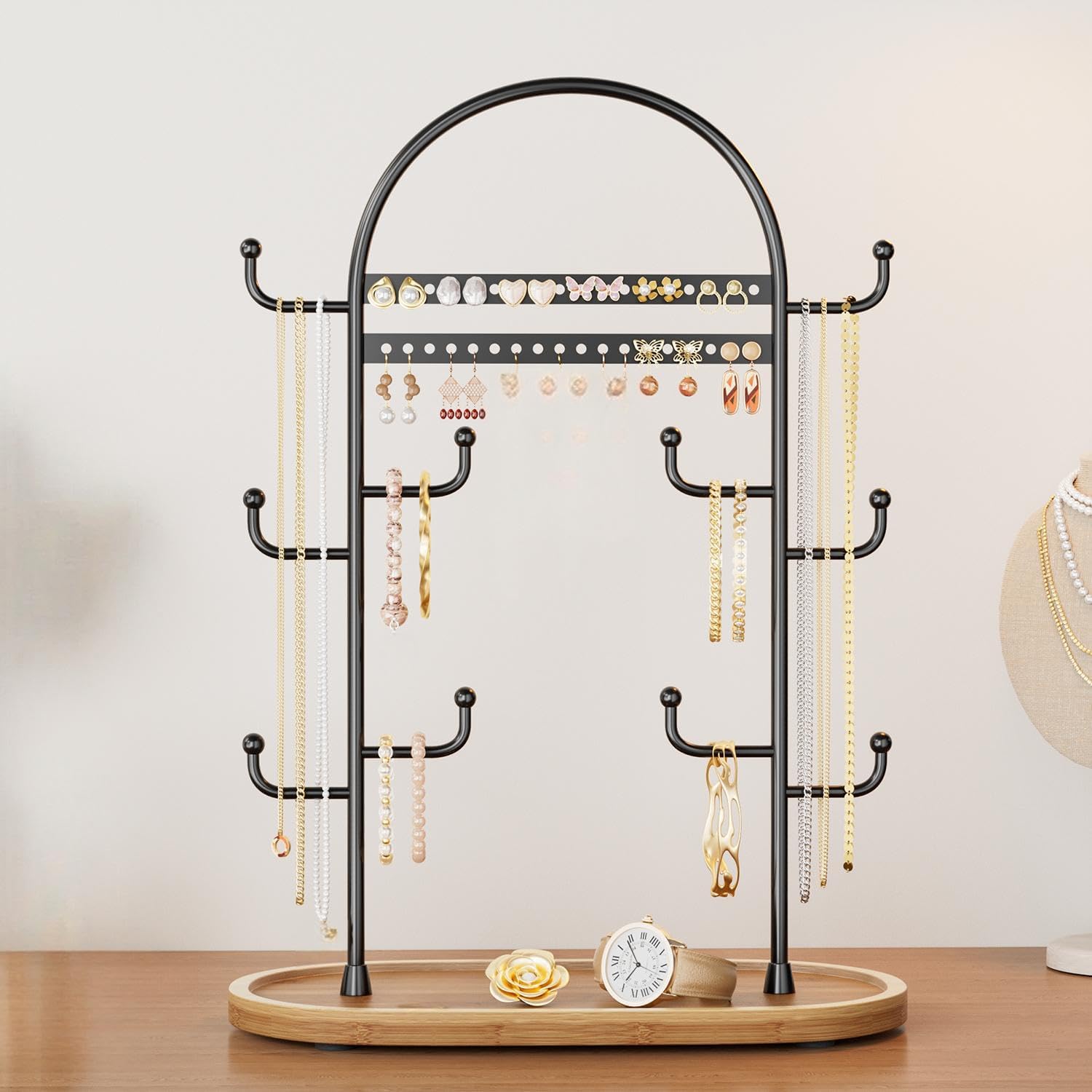 Detalle de 12.9 inch jewellery stand organiser