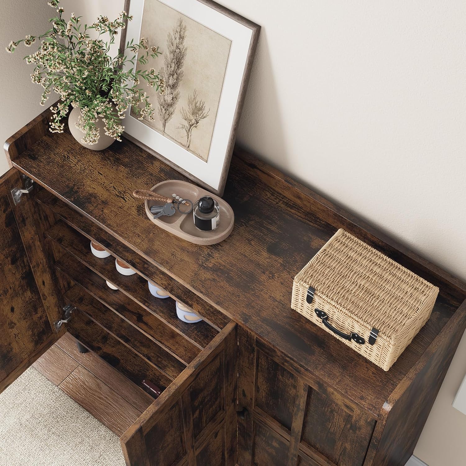 Thumbnail 6 de ComfyCorner Shoe Cabinet with 3 Doors