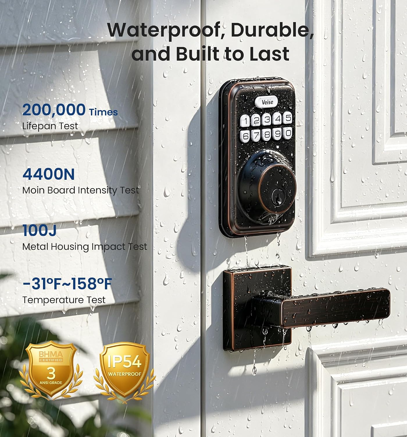 Thumbnail 5 de Veise Keyless Deadbolt Lock DK01-B