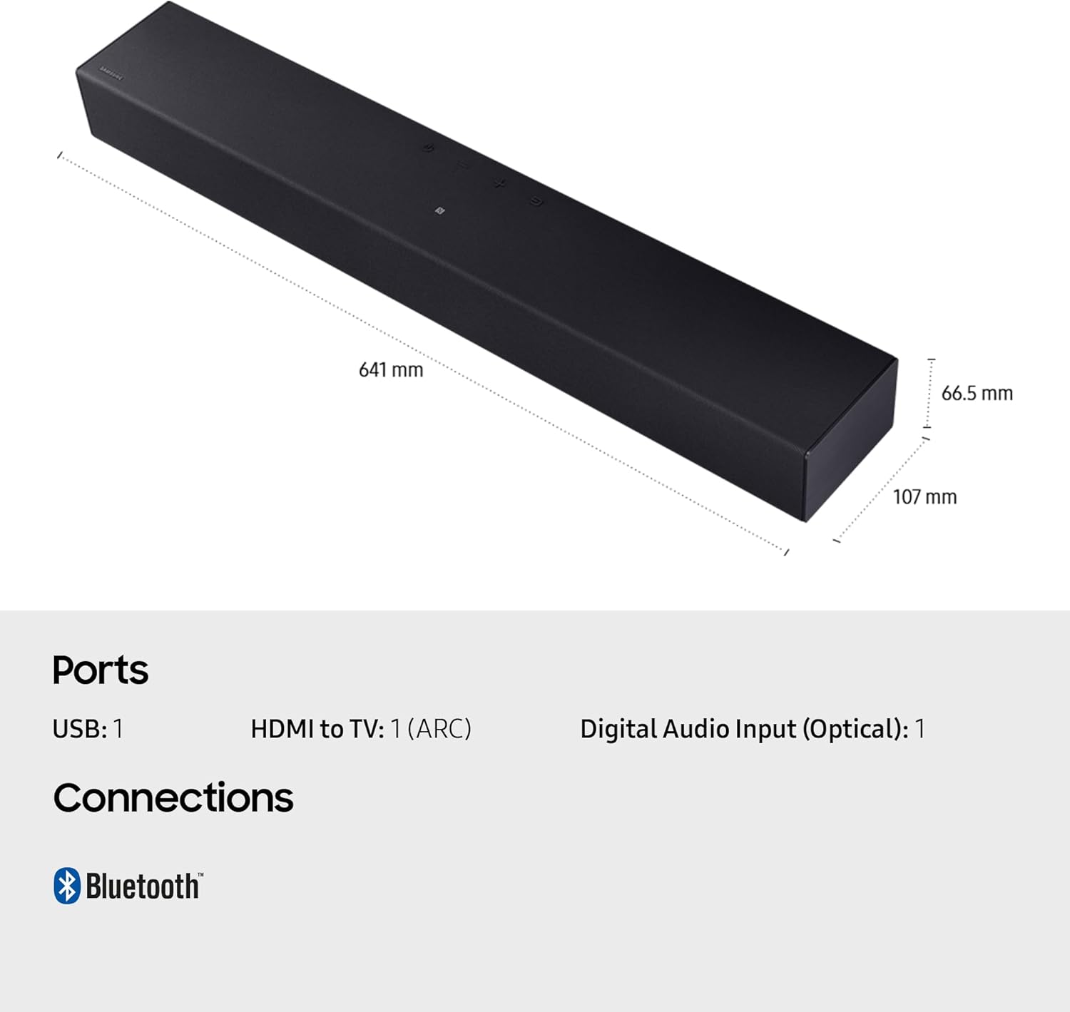 Thumbnail 6 de Samsung B46CF 2.1ch B-series Soundbar with Subwoofer (2025)