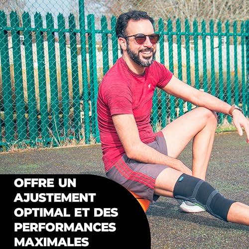 Detalle de VITTO Genouillère Ligamentaire – Genouillere sport M pour arthrose, déchirure ménisque et activités intenses