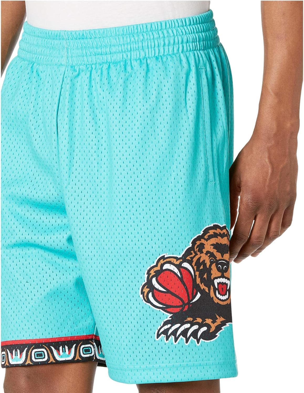 Detalle de Mitchell & Ness Vancouver Grizzlies Swingman Shorts 1996-97