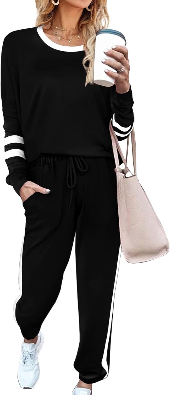 Aloodor Sweatsuit Crewneck Set