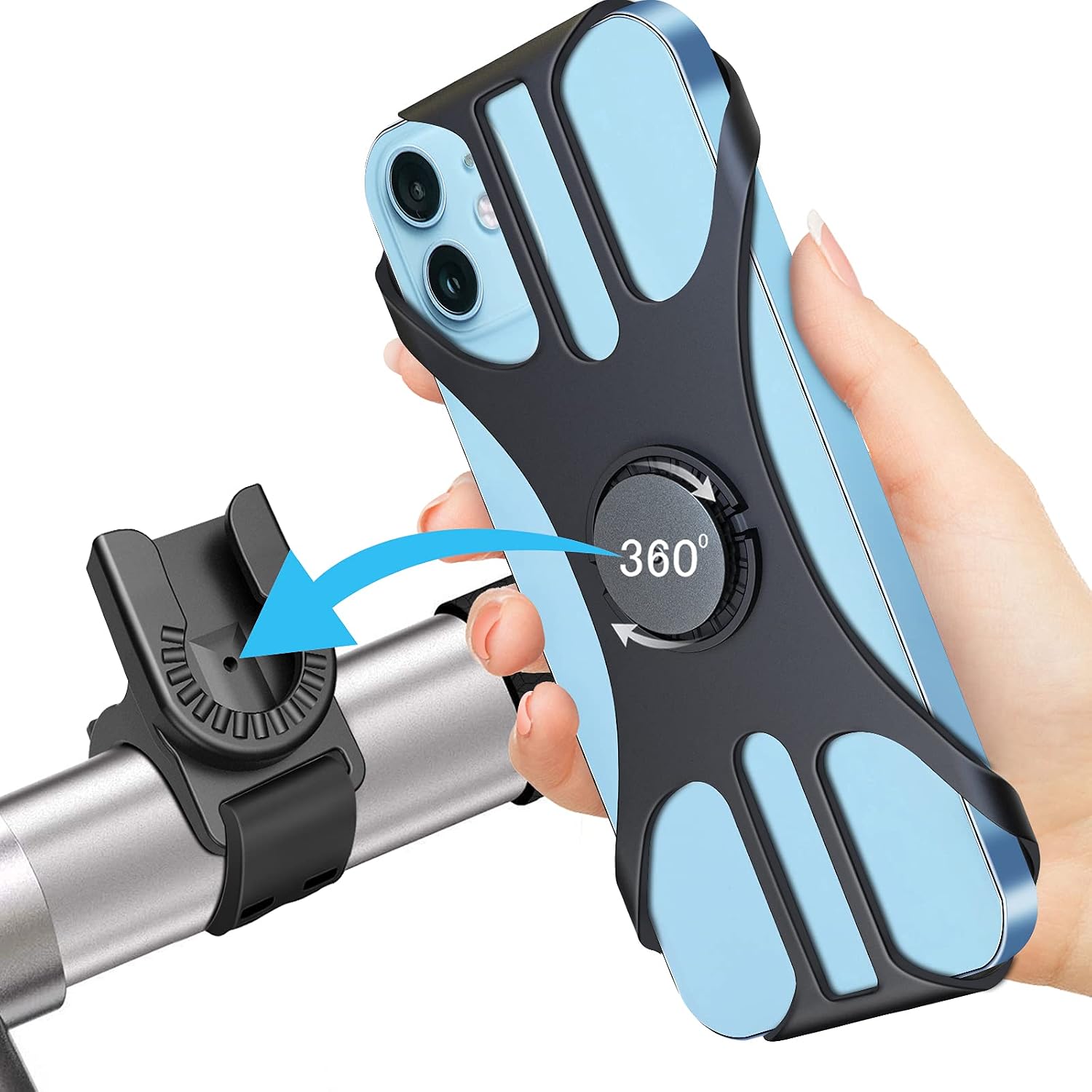 Detalle de Deerfun Universal Handyhalterung Fahrrad 360°