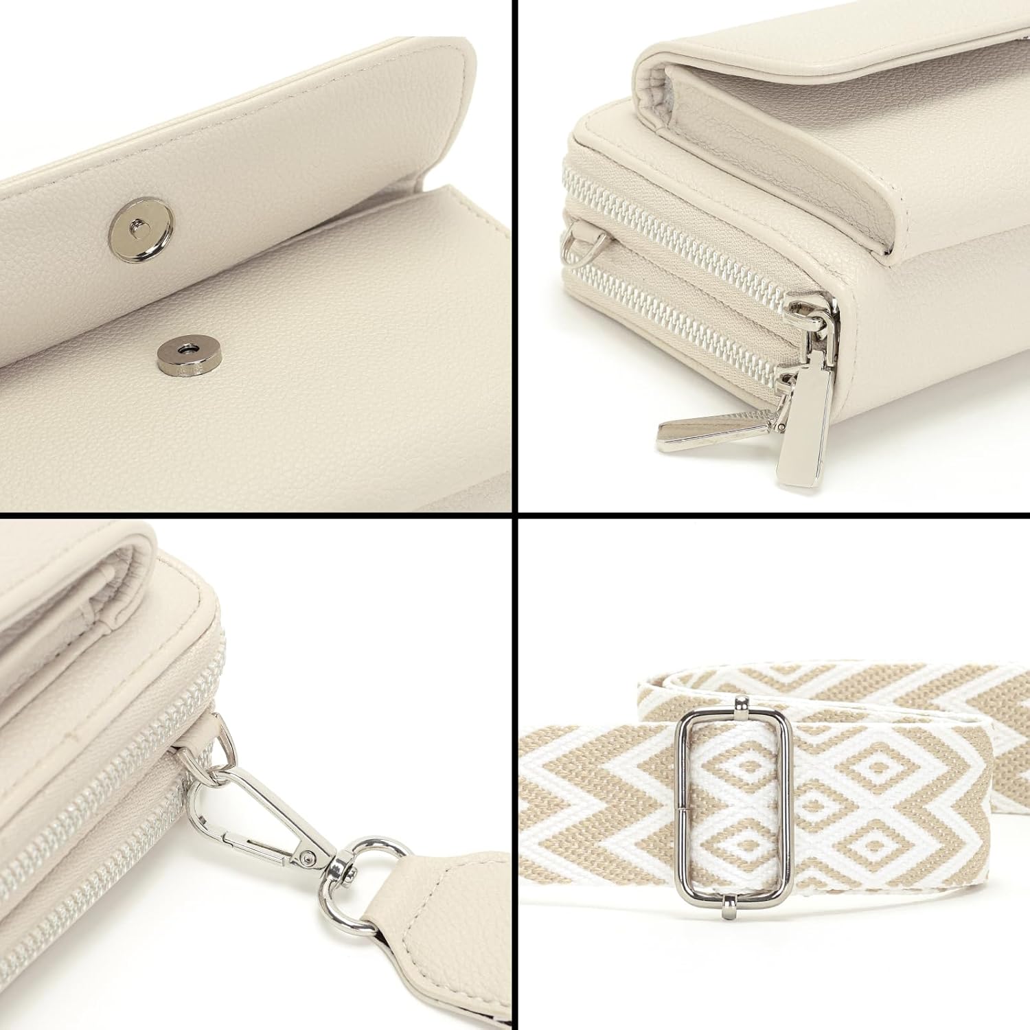 Detalle 2 de Snmoec Handytasche zum Umhängen – Kleine Damen Crossbody mit Kartensteckplatz