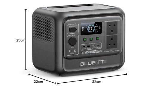 Thumbnail 10 de BLUETTI Elite 100 V2: Centrale Elettrica Portatile da 1024Wh con 1800W di Ingresso CA e 9 Porte