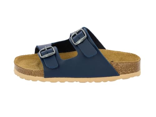 Detalle 2 de Lico Bioline Kids Pantoletten Blau Marine 33 EU – Bequeme Sommerschuhe für Jungen und Mädchen