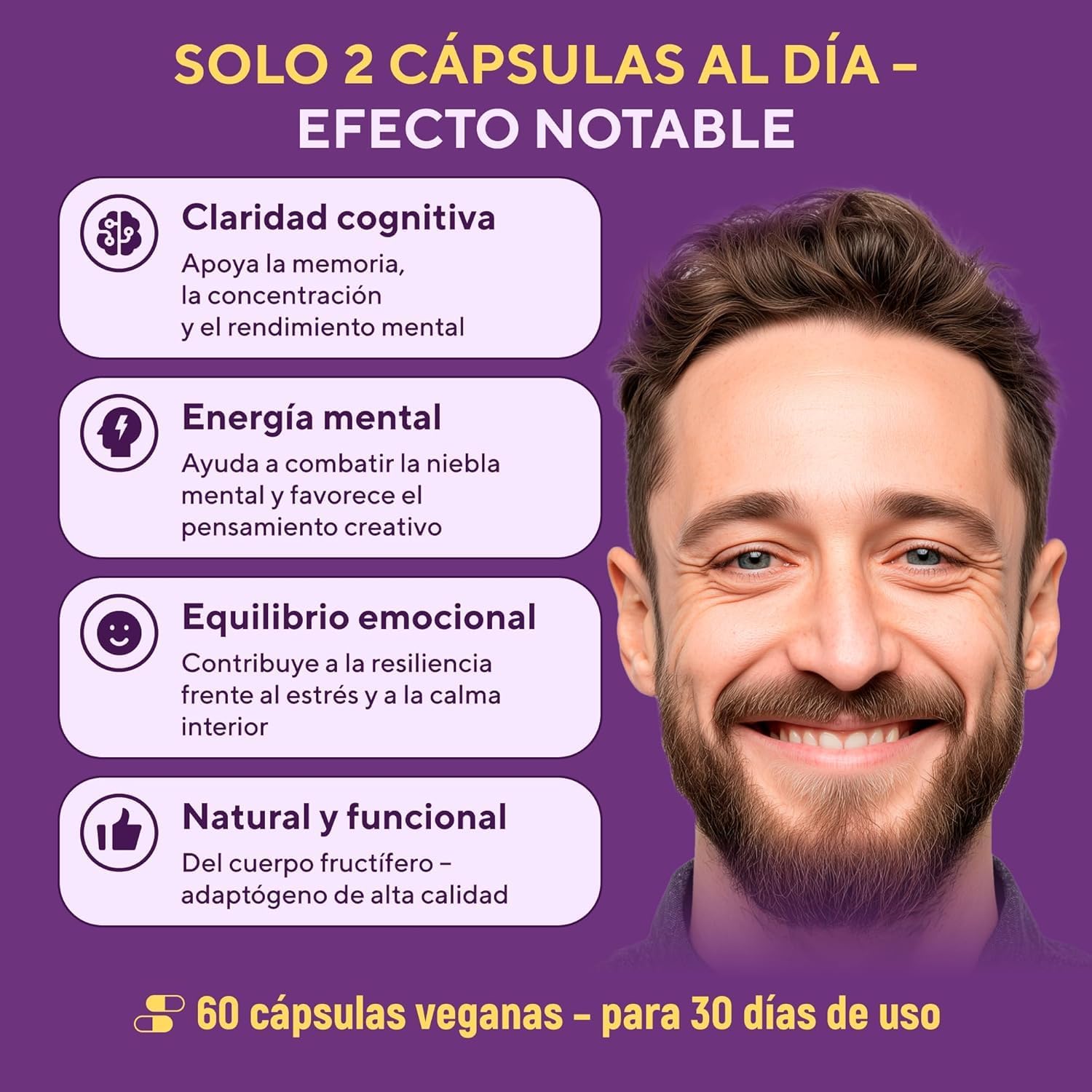 Thumbnail 2 de Melena de León 10.000 mg cápsulas veganas