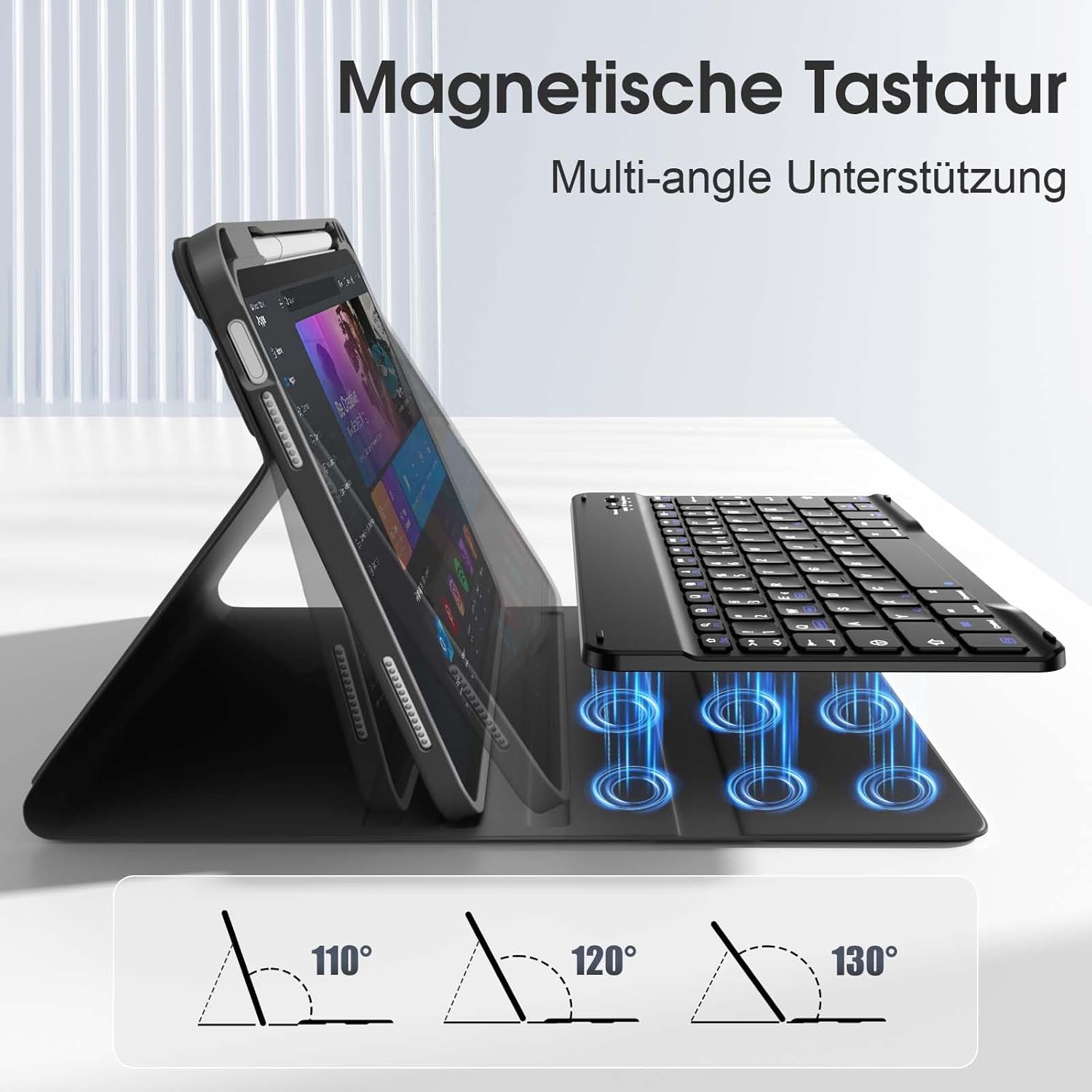 Detalle 2 de Vobafe Hülle mit Tastatur iPad 11 Zoll