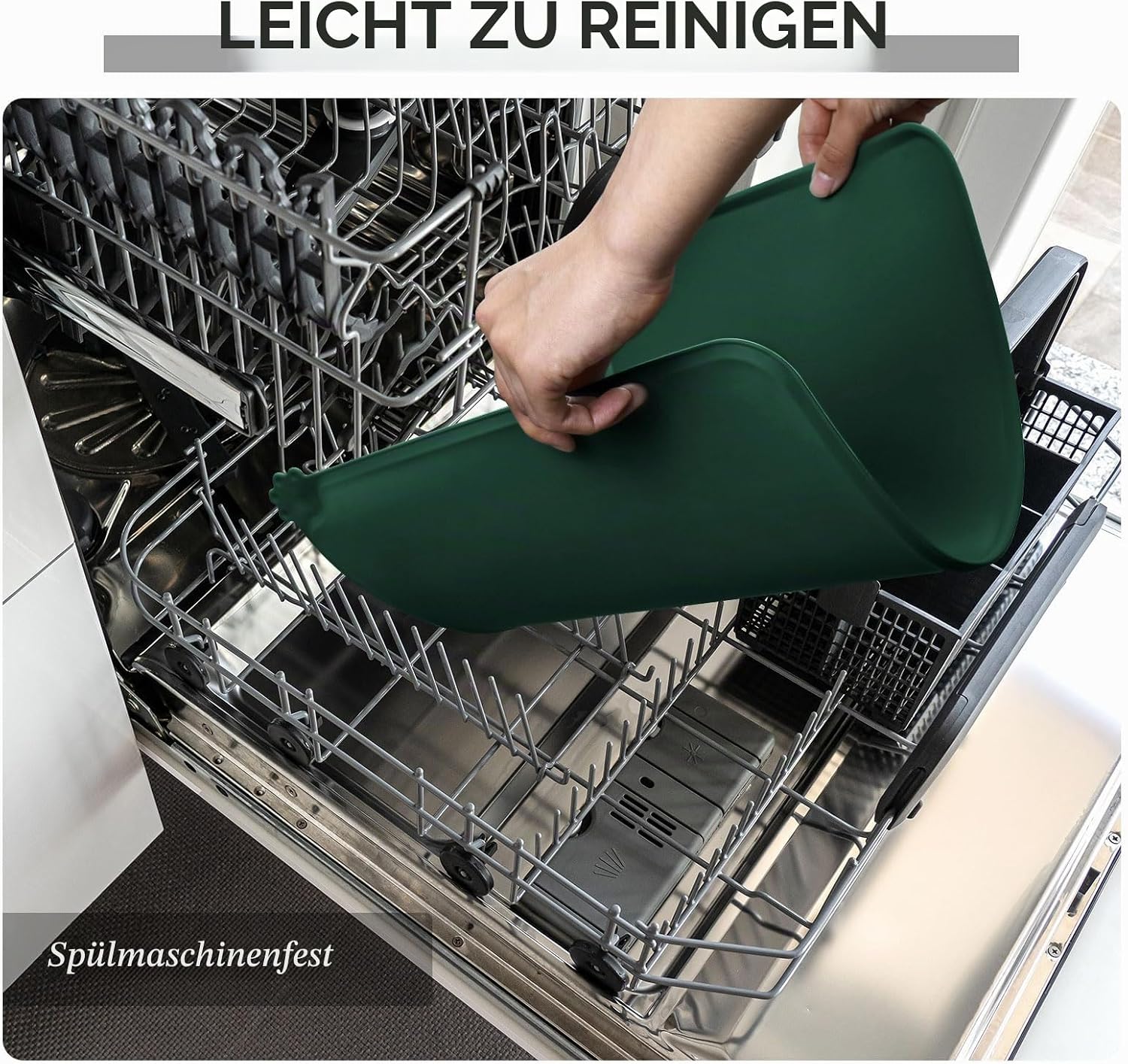 Thumbnail 6 de Reopet Silikon-Futtermatten für Haustiere – Wasserdichte, rutschfeste Matten mit erhöhten Rändern in 5 Größen