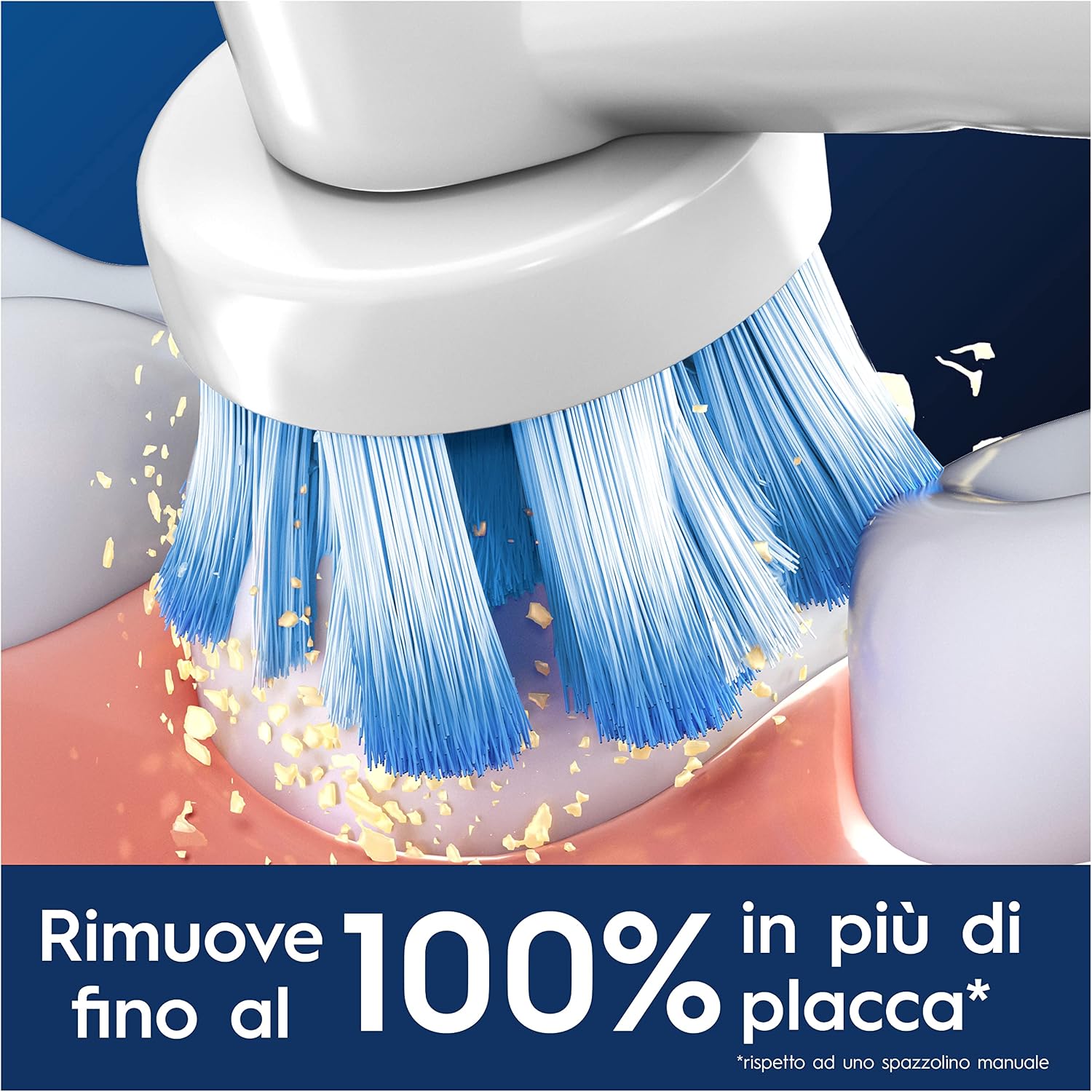 Detalle de Oral-B Testina di Ricambio PRO Sensitive Clean Bianca – Confezione da 10 testine