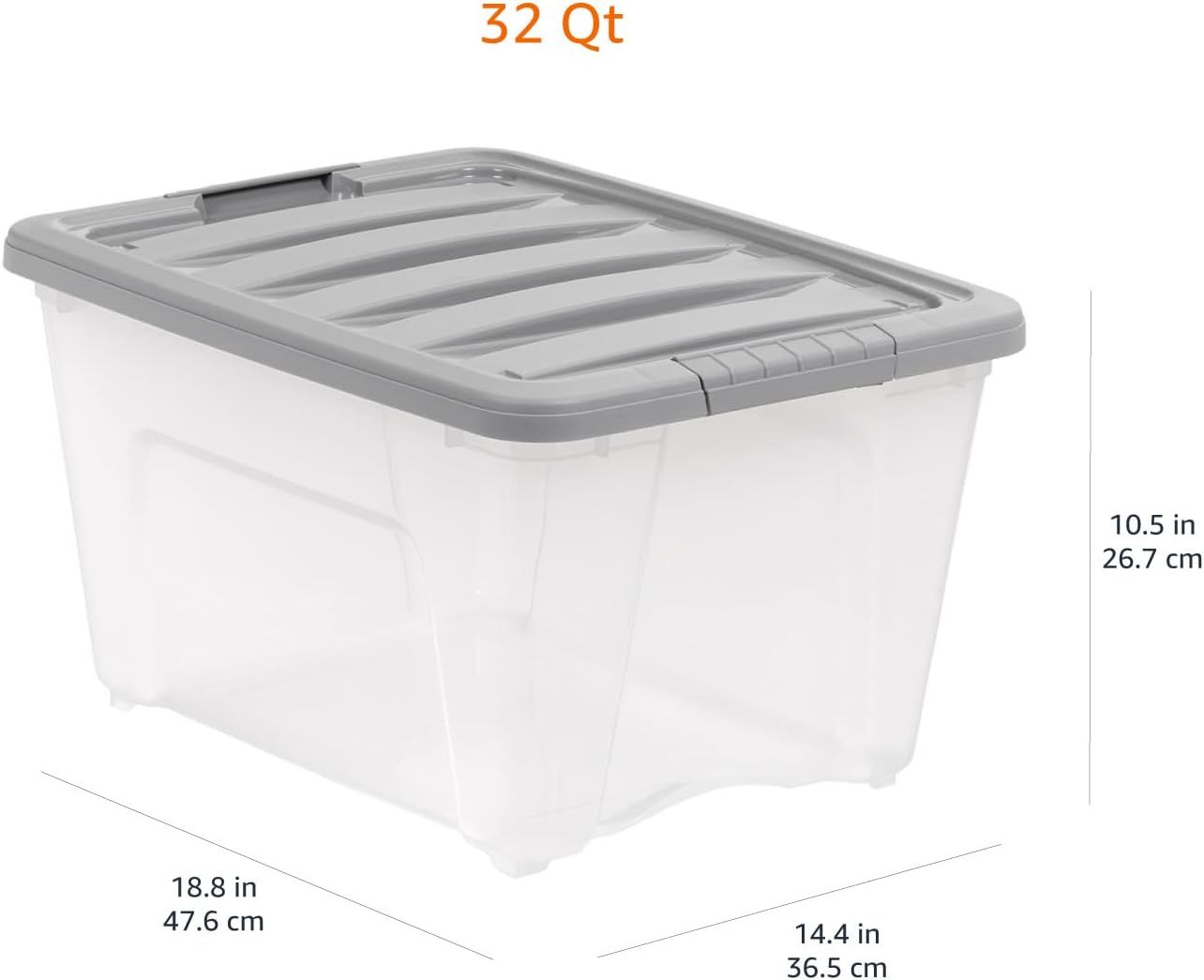 Thumbnail 6 de Amazon Basics 32 Quart Storage Bins