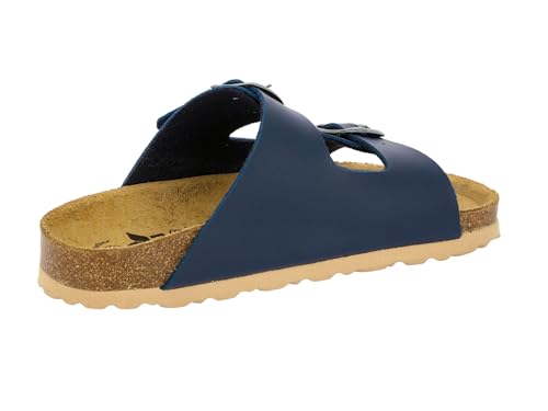 Detalle 2 de Lico Bioline Kids Pantoletten Blau Marine 33 EU – Bequeme Sommerschuhe für Jungen und Mädchen