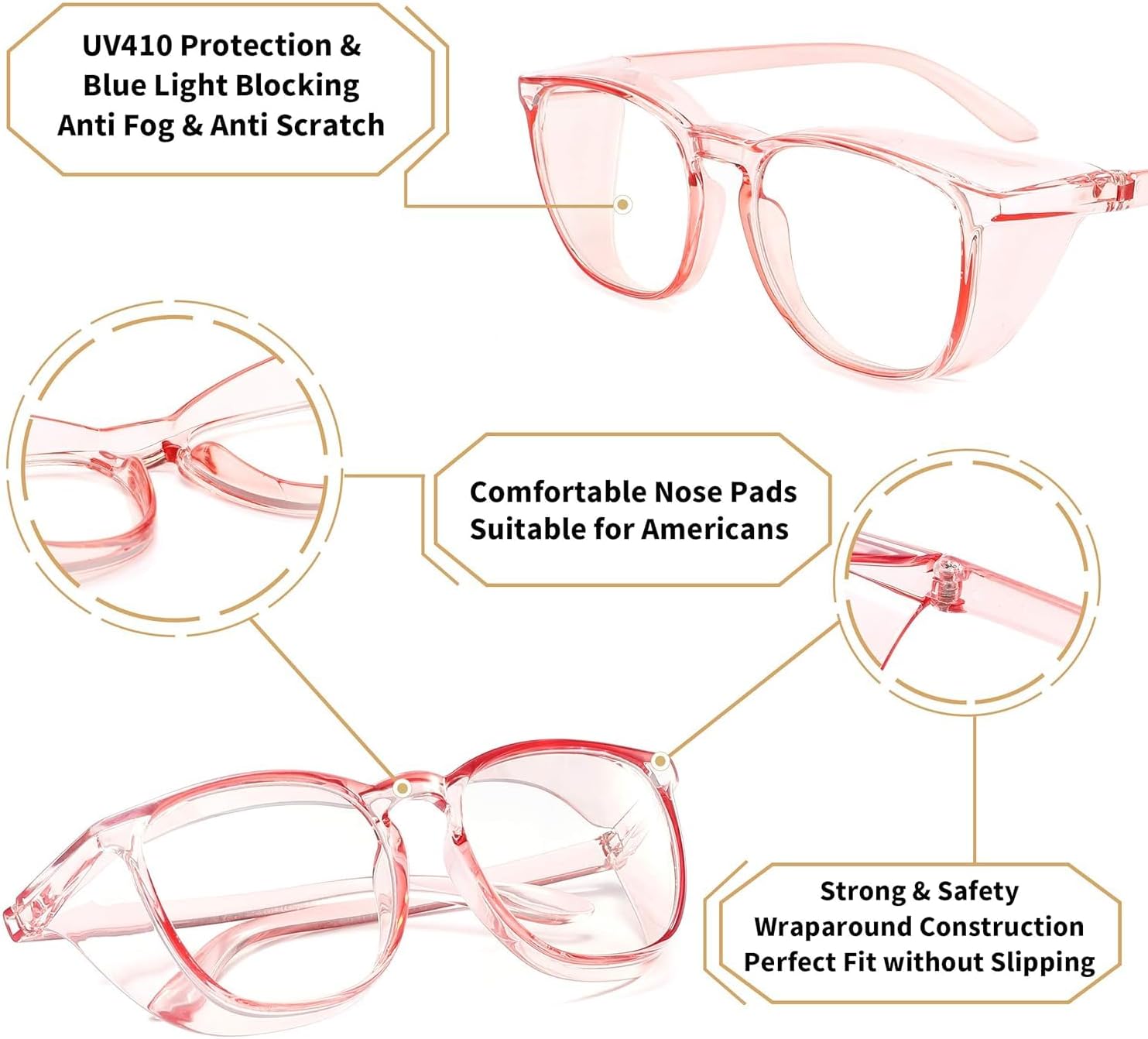 Thumbnail 2 de Anti-Fog Safety Goggles, 3-Pack